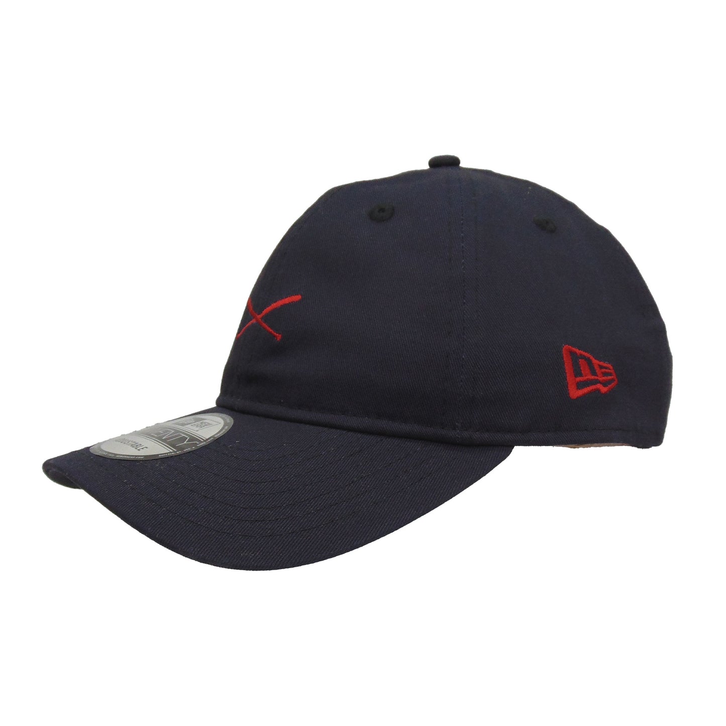 JustFitteds Crossed Bats New Era 9TWENTY Navy RD