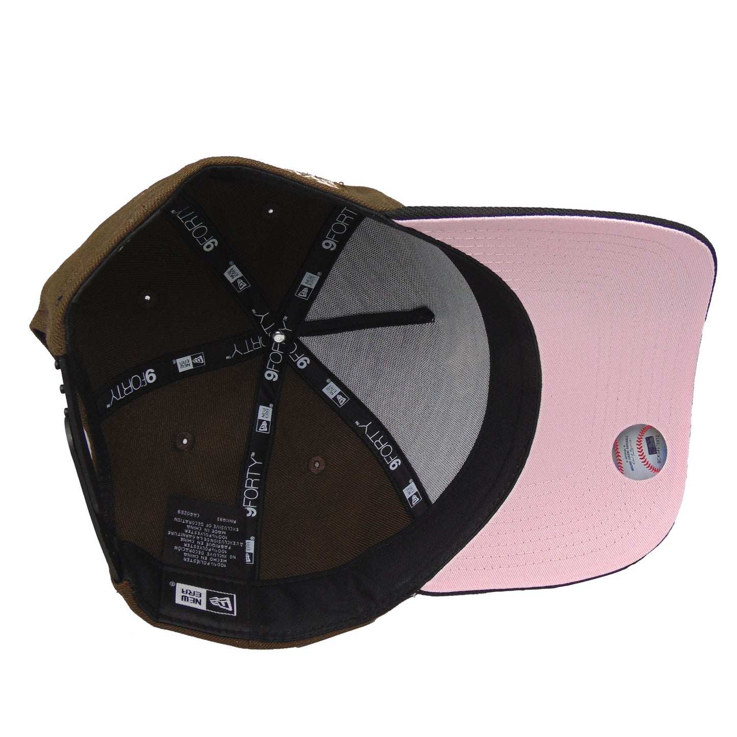 Toronto Blue Jays Custom 9FORTY AF New Era Cap brown blk