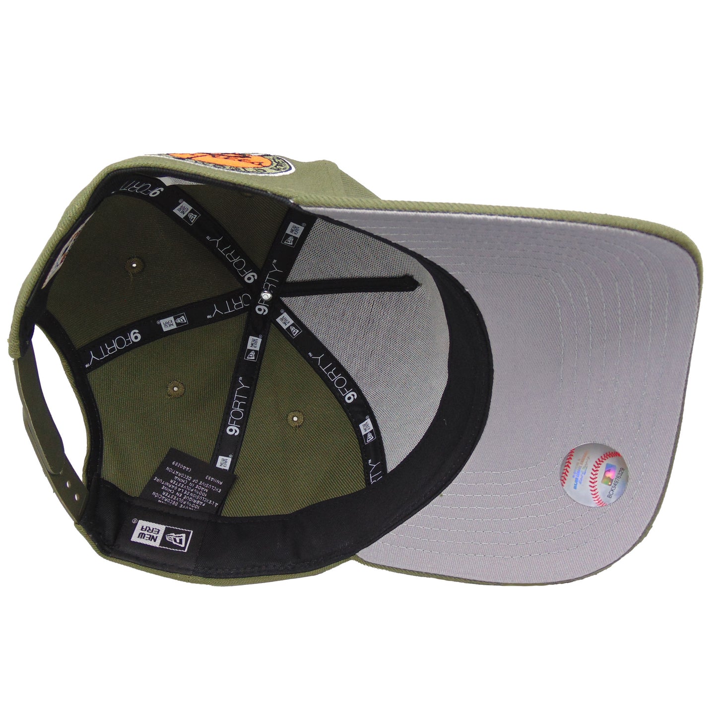 New York Yankees Custom 9FORTY AF New Era Cap Olive Stars