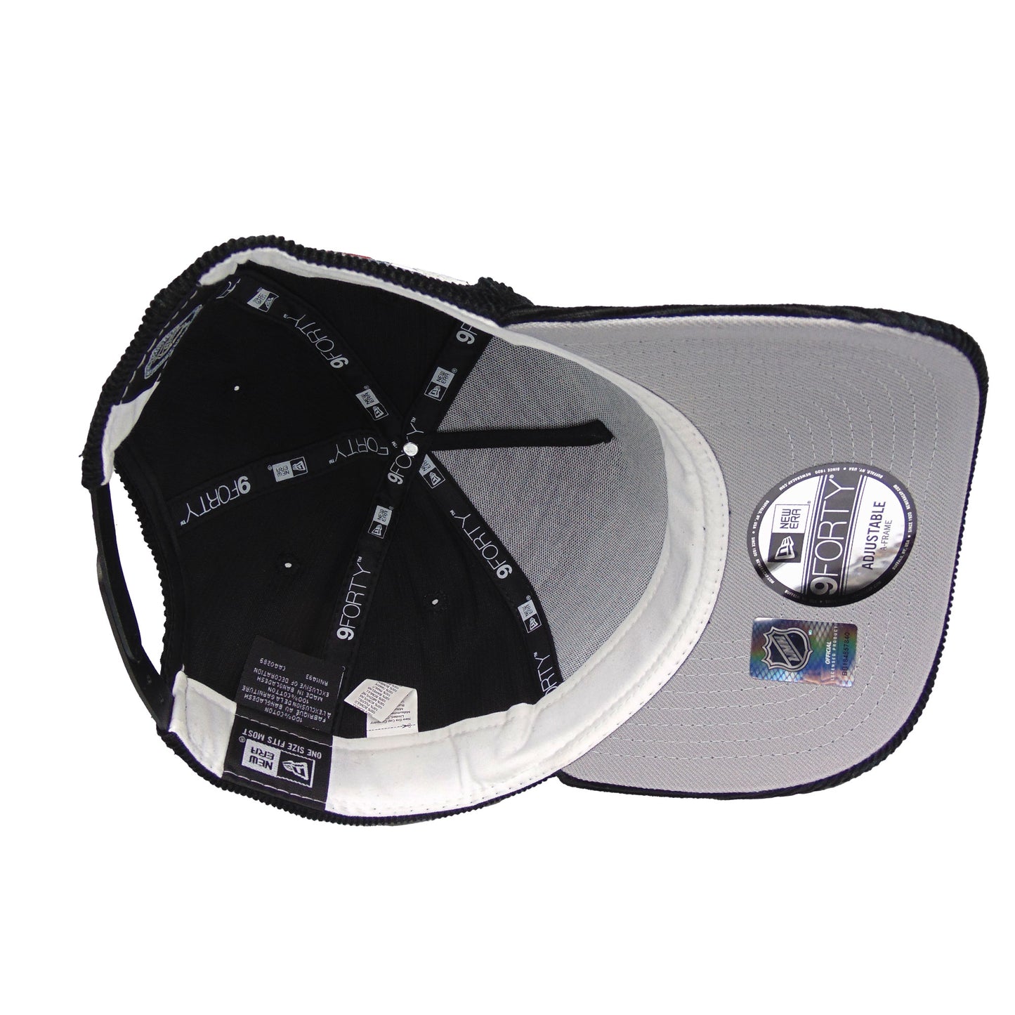 Toronto Maple Leafs custom New Era 9FORTY AF Snapback Cap Black Corduroy