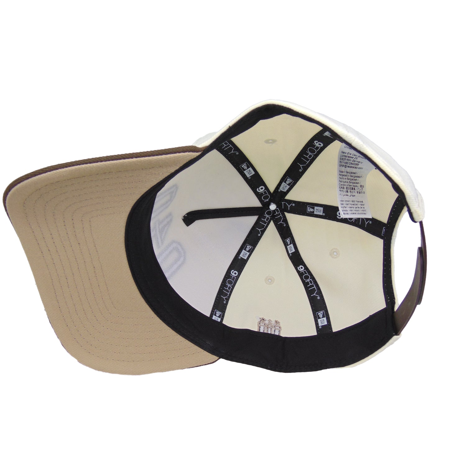 JustFitteds 040 New Era 9FORTY AF Cap Chrome Walnut