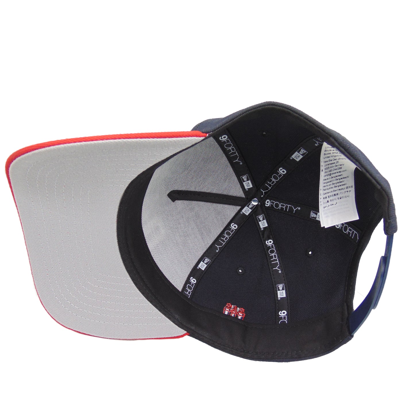 Justfitteds 040 New Era 9FORTY AF Cap Navy Red