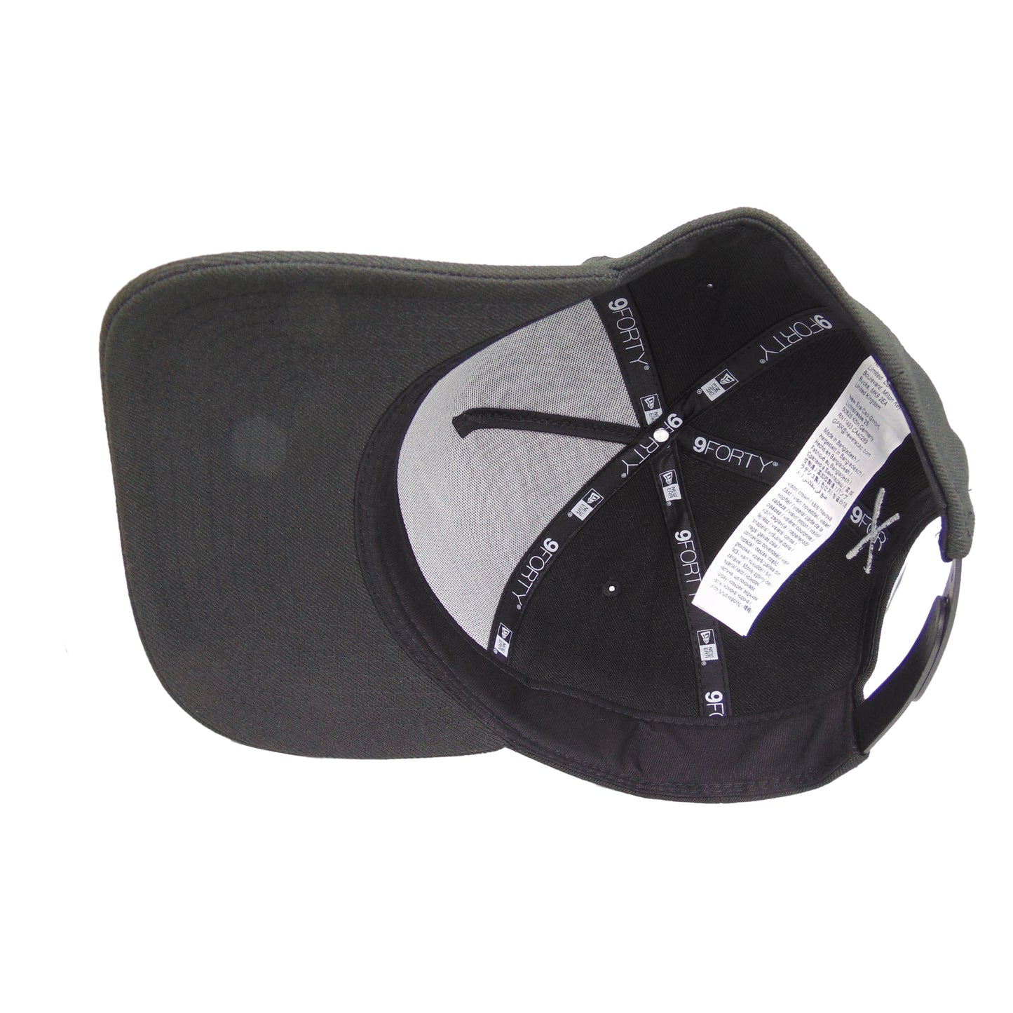 JustFitteds Crossed Bats Logo New Era 9FORTY AF Cap Black