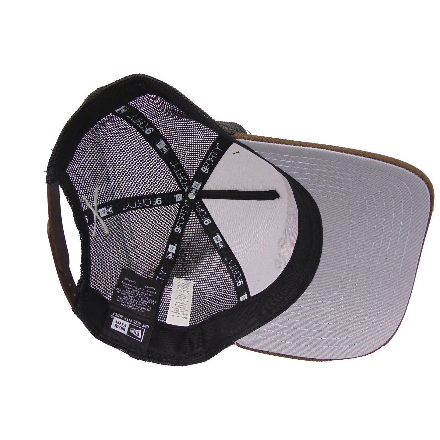 Justfitteds "Welcome to St. Pauli" New Era 9FORTY AF Trucker Cap white black