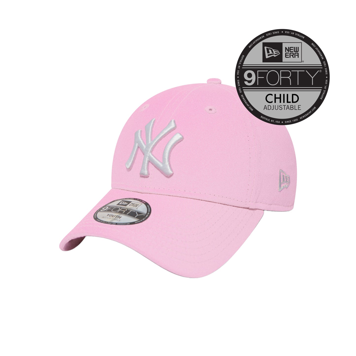 New York Yankees New Era 9FORTY KIDS Strap back Cap rose