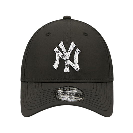 New York Yankees 9FORTY New Era Cap blk wht speckled