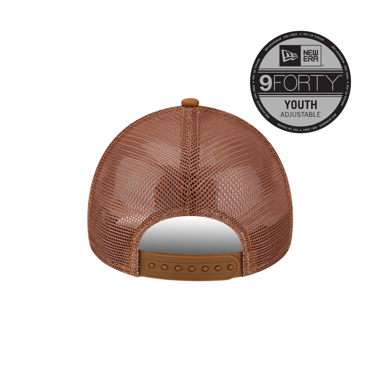 Los Angeles Dodgers New Era Trucker Cap YOUTH Peanut