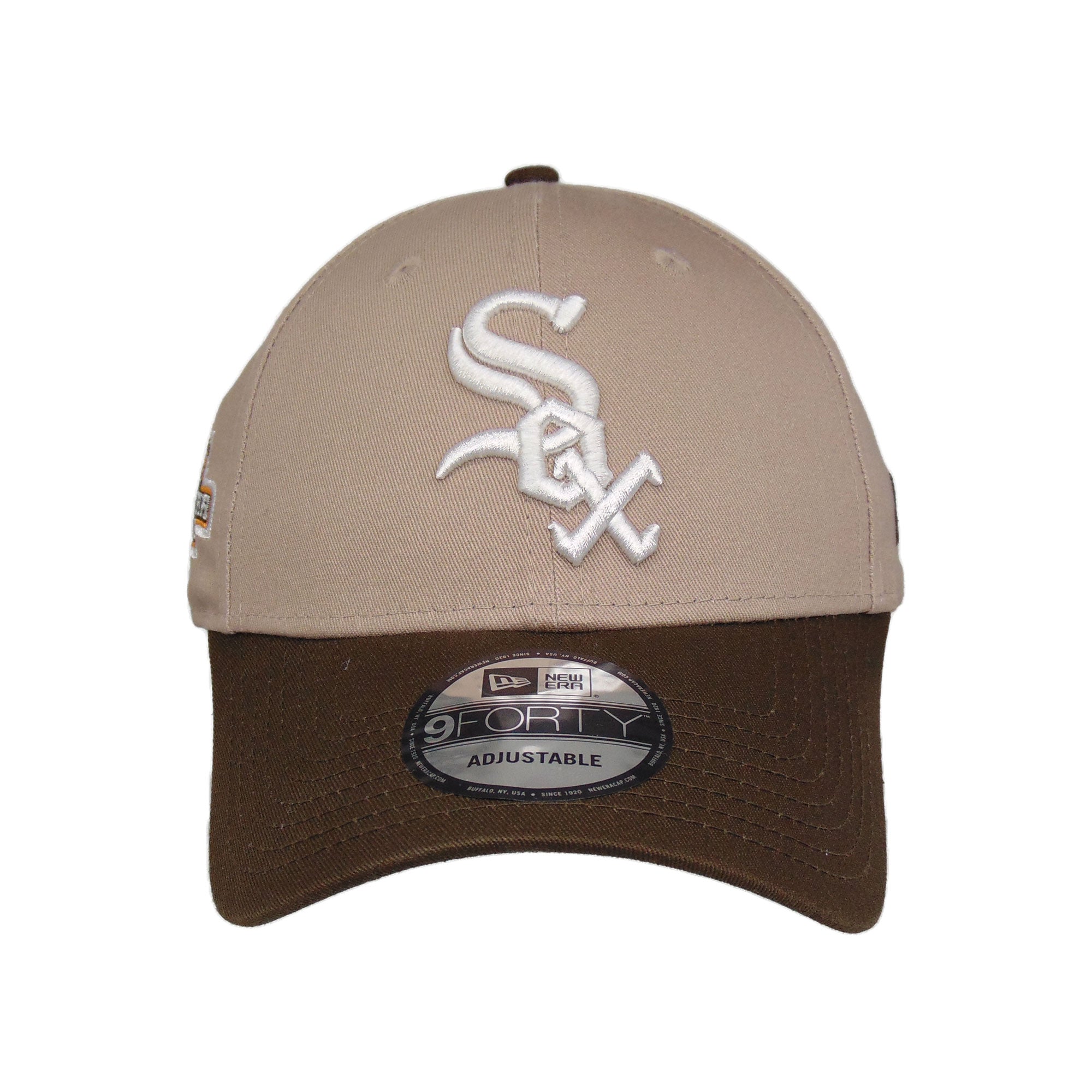 New Era 9Forty Contrast Patch Chicago White Sox Cooperstown Ash Brown -  NE60422500