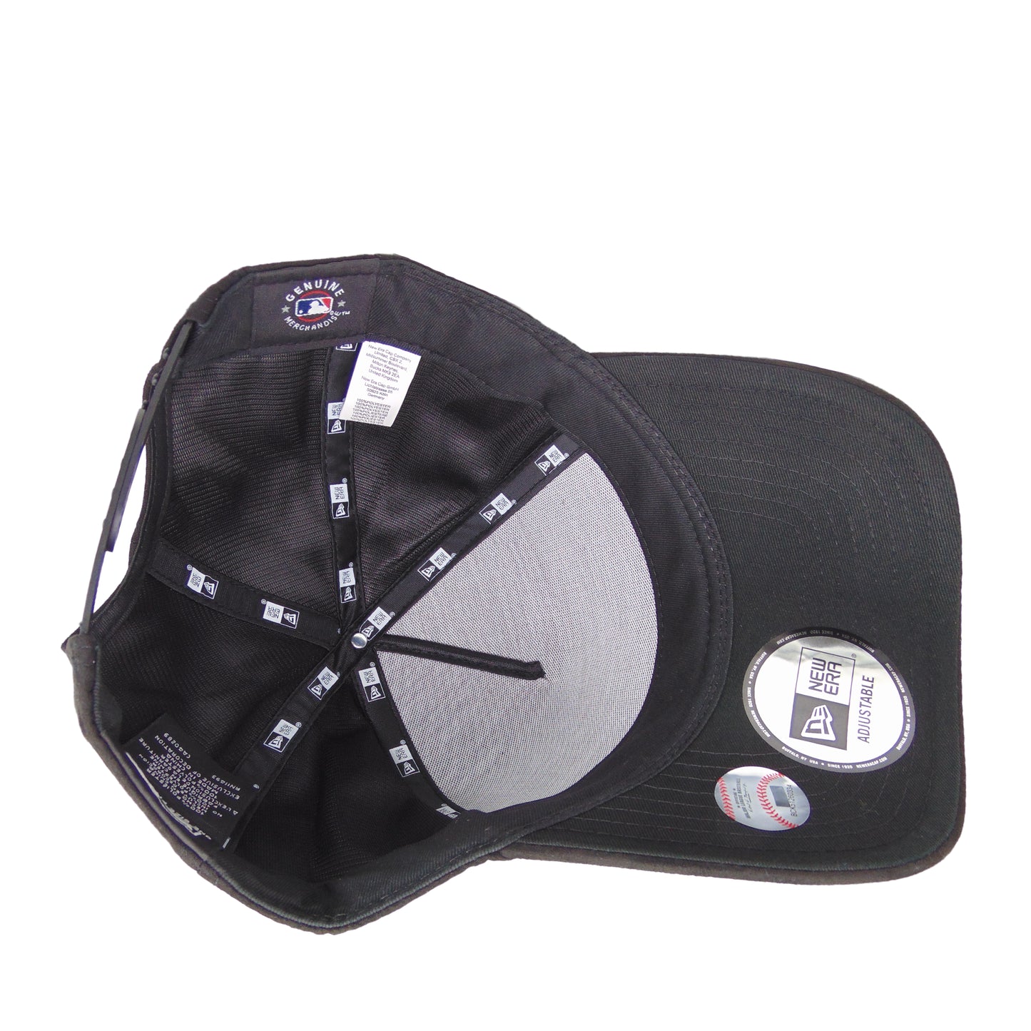 New York Yankees 9FORTY New Era Cap Black Suede