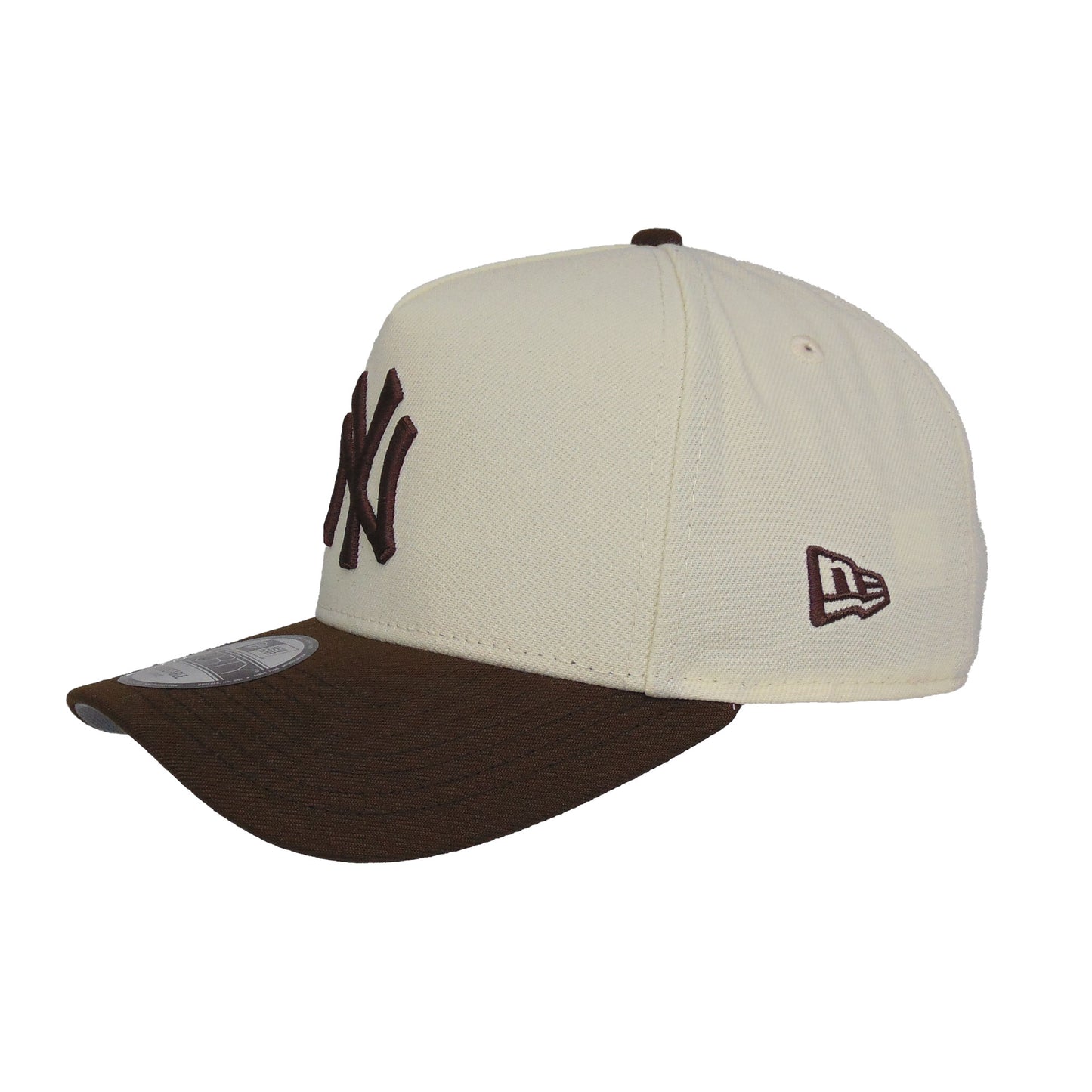 New York Yankees Custom 9FORTY AF New Era Cap chrome brown WS98