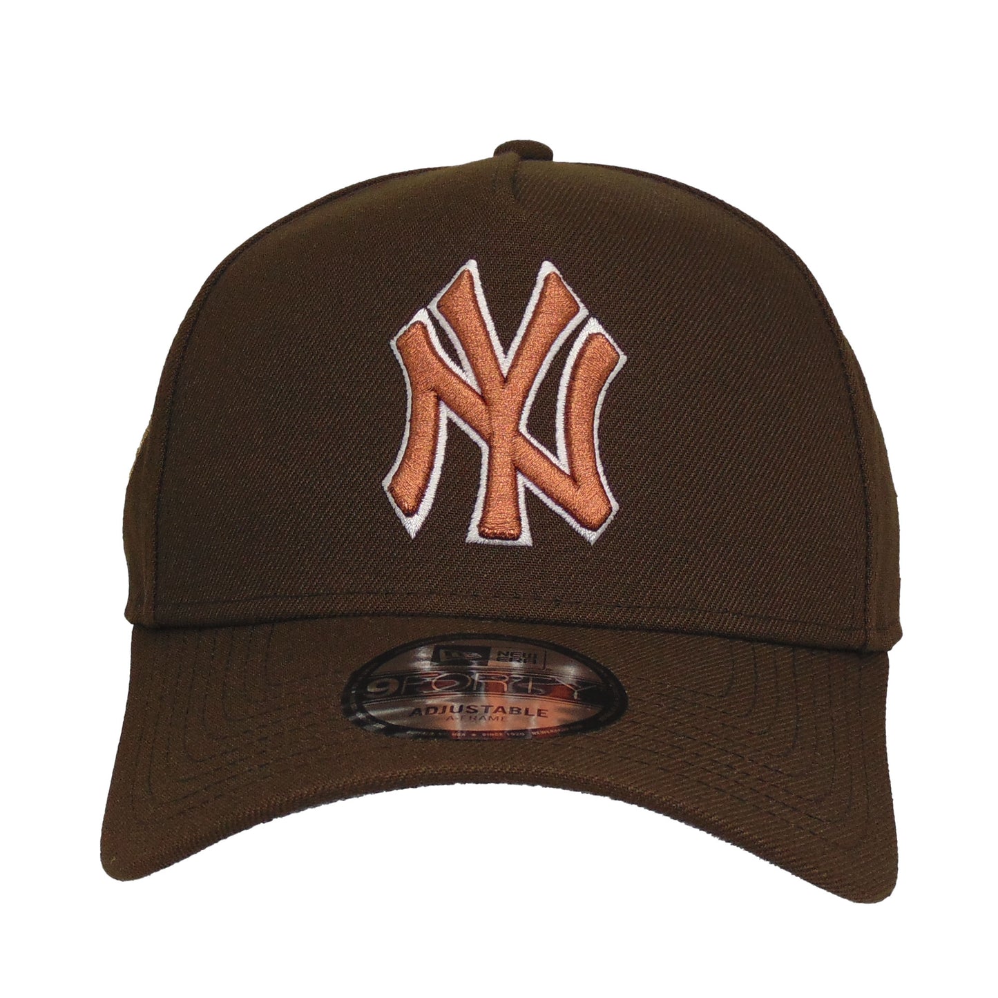 New York Yankees Custom 9FORTY AF New Era Cap brown WS99