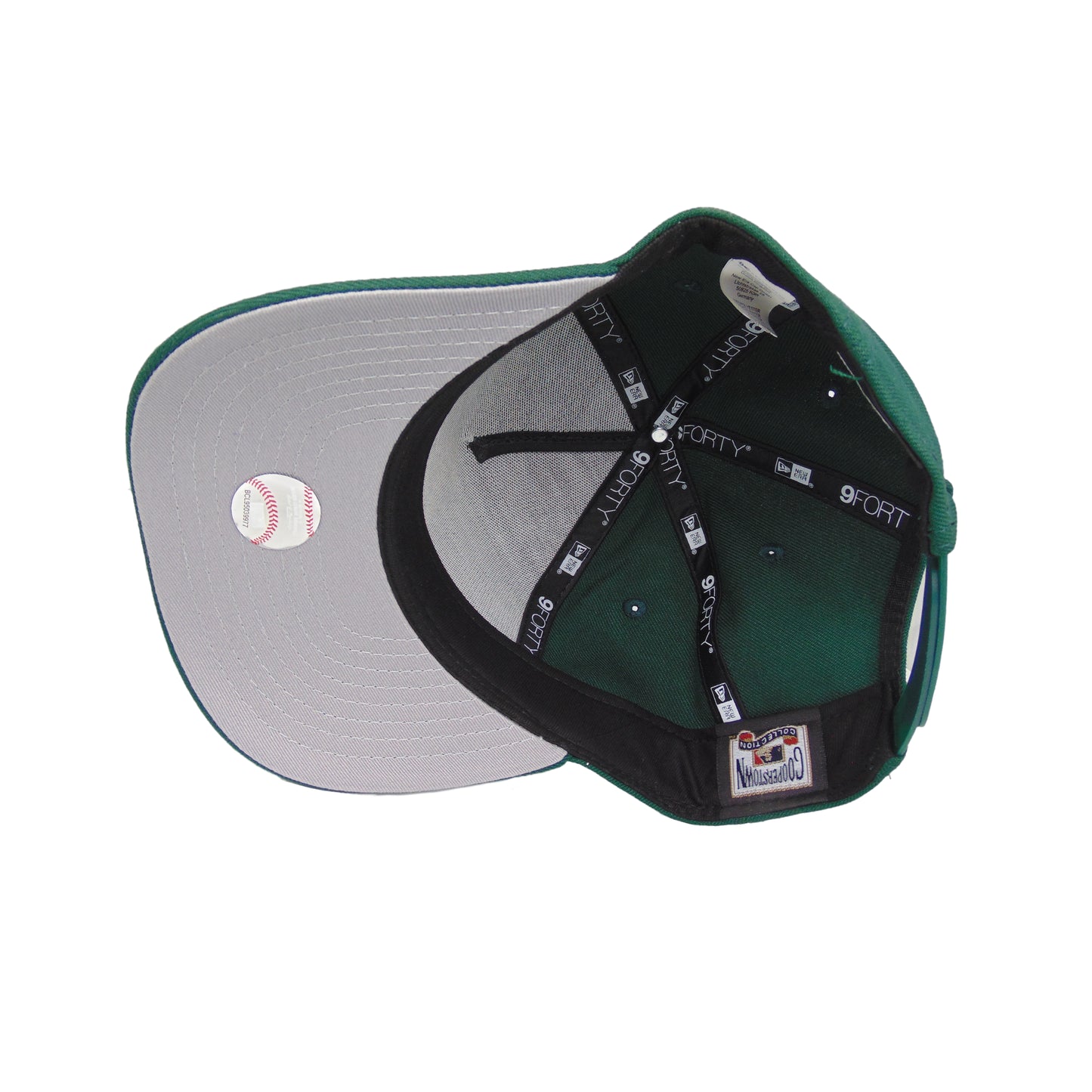 YOUTH Oakland Athletics Custom New Era 9FORTY AF Snapback Green