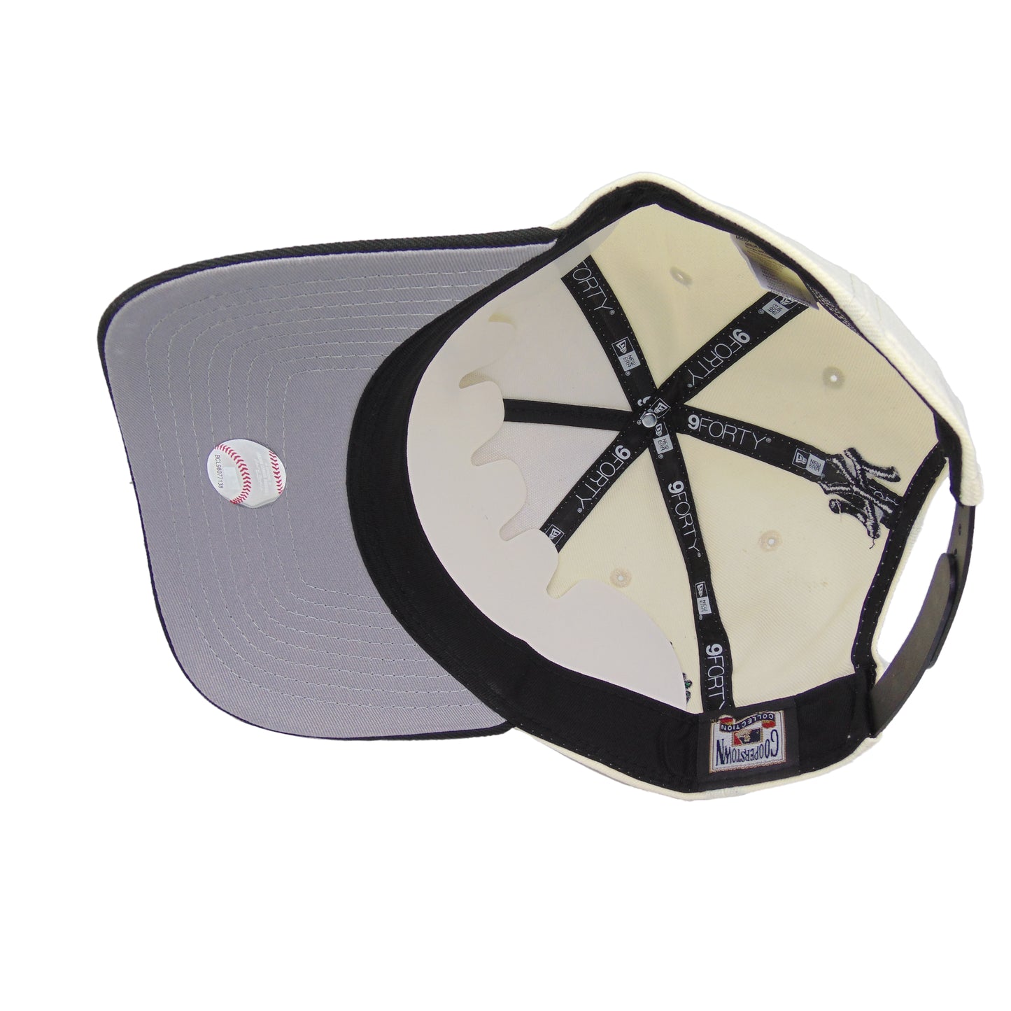 New York Yankees Custom 9FORTY AF New Era Cap Chrome Black WS 49