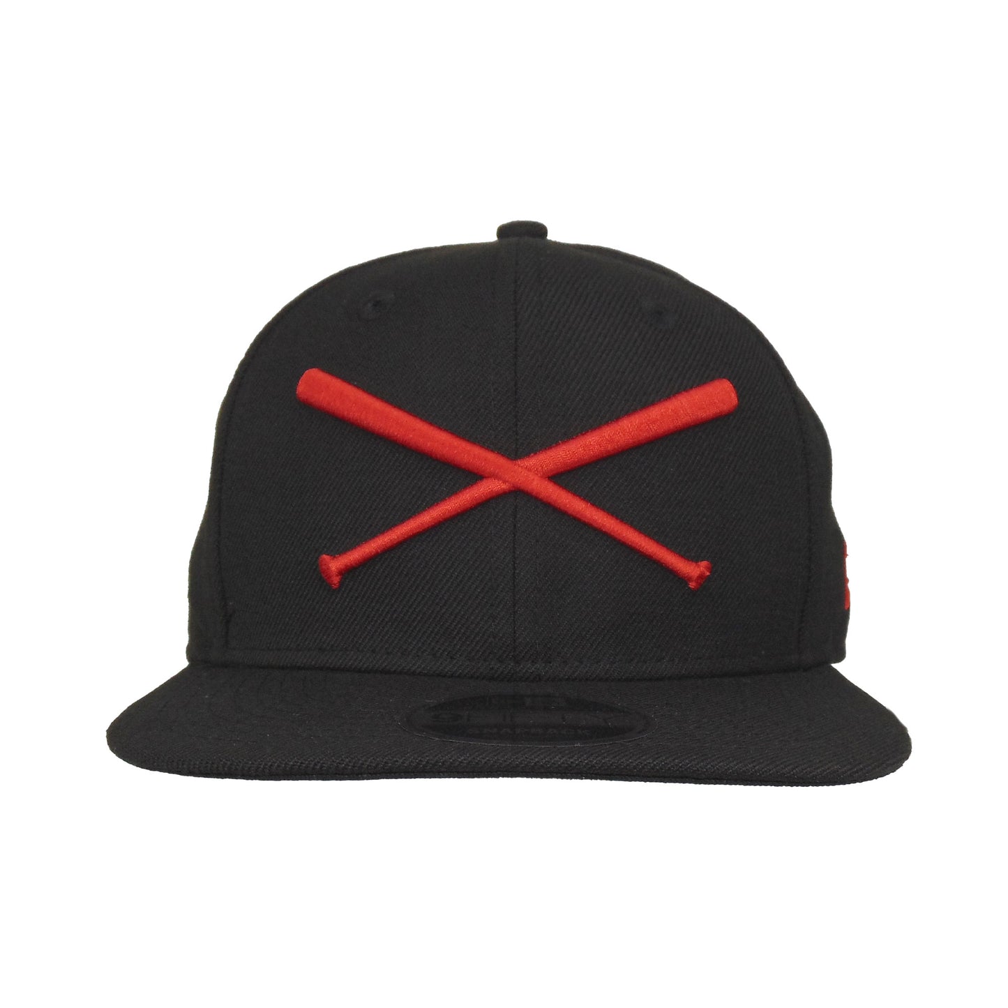 JustFitteds Crossed Bats Logo New Era 9FIFTY BRED