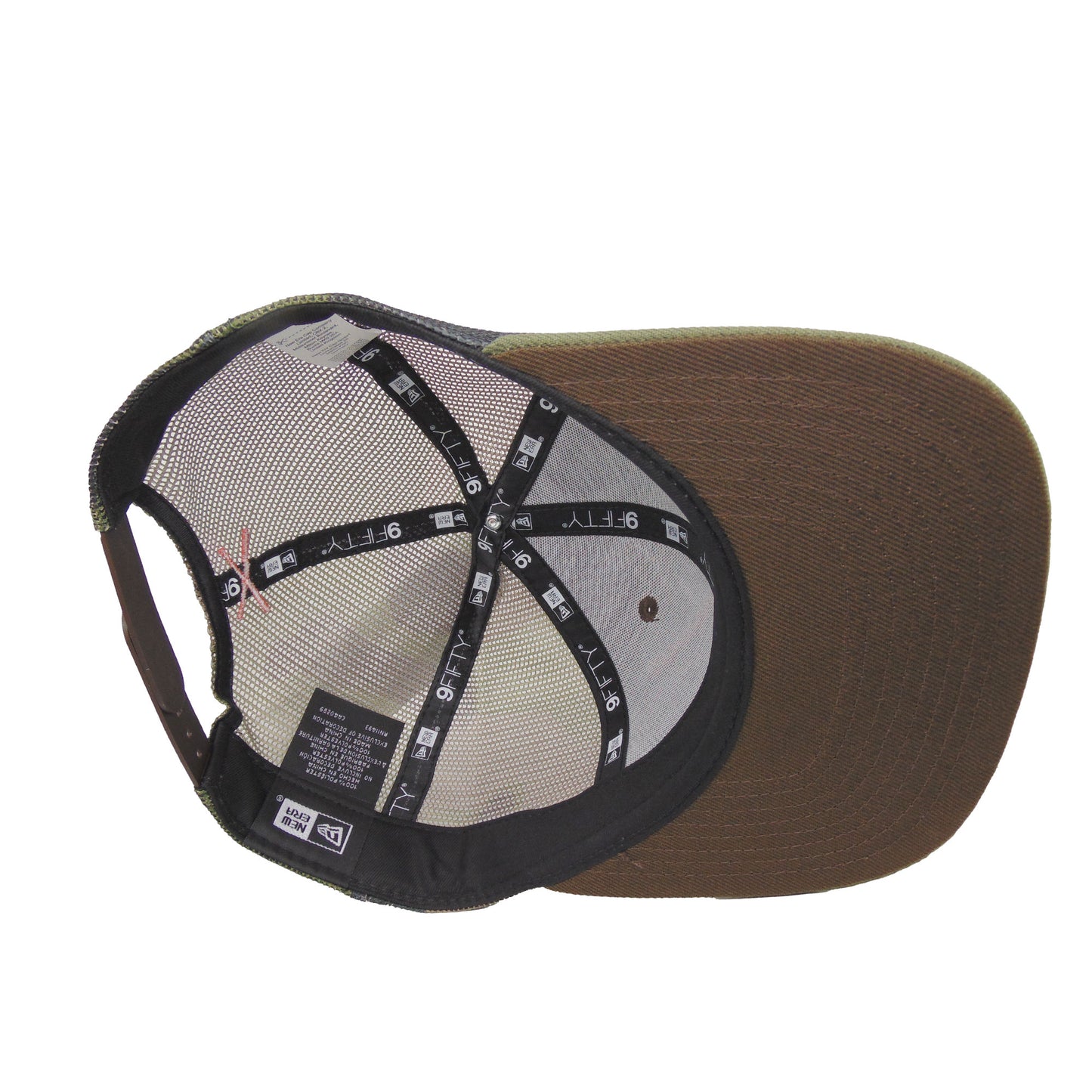 JustFitteds Crossed Bats New Era 9FIFTY Trucker Cap Camo