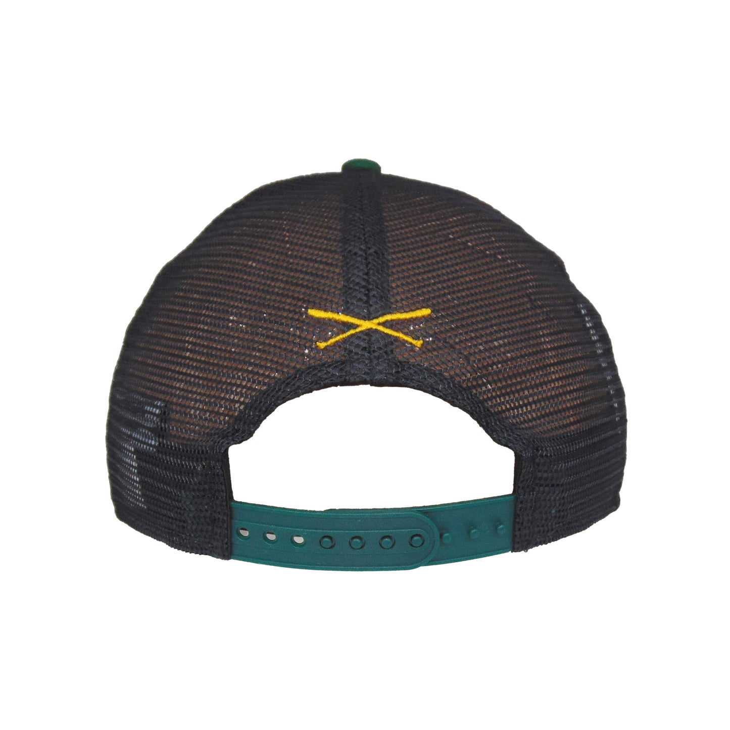 JustFitteds Crossed Bats New Era 9FIFTY Trucker Cap GBC