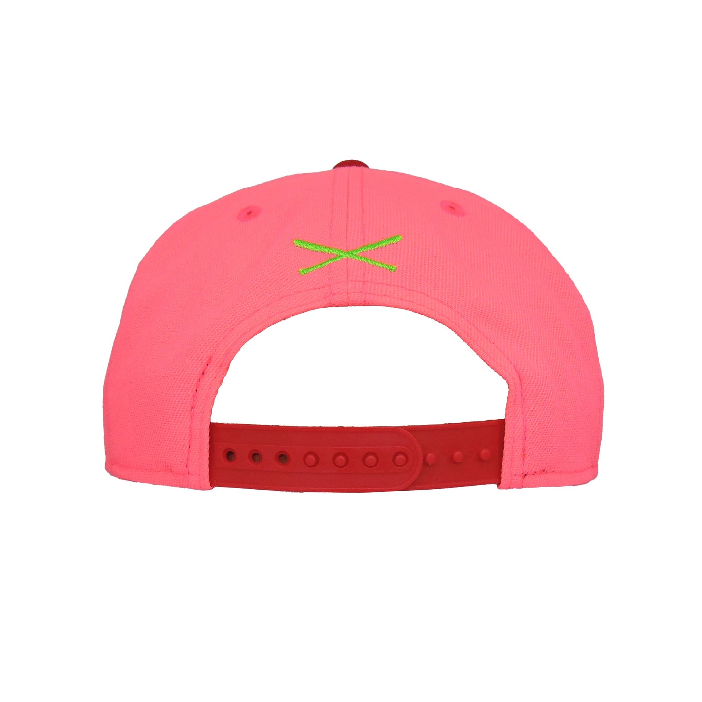 JustFitteds Crossed Bats Logo New Era 9FIFTY Pink Red