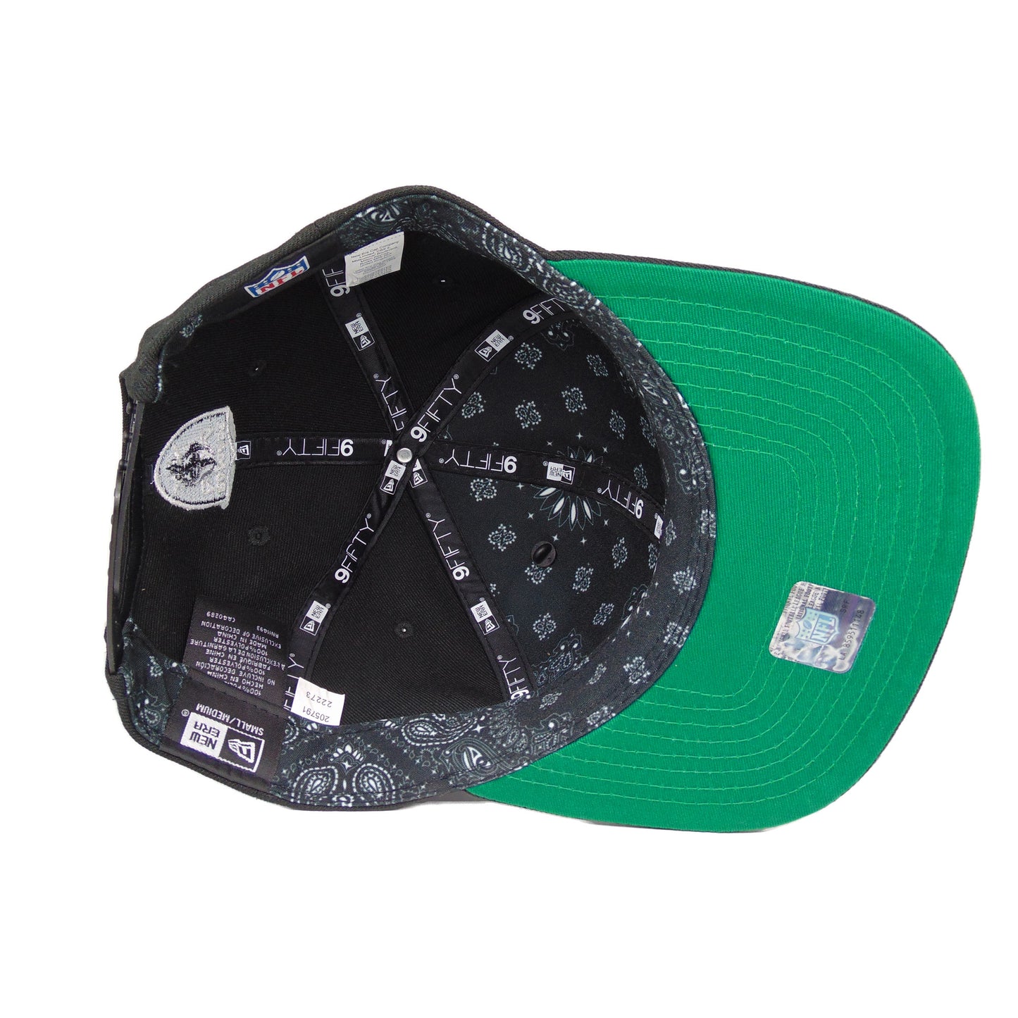 Raiders Jf Custom New Era Snapback Cap Pin black