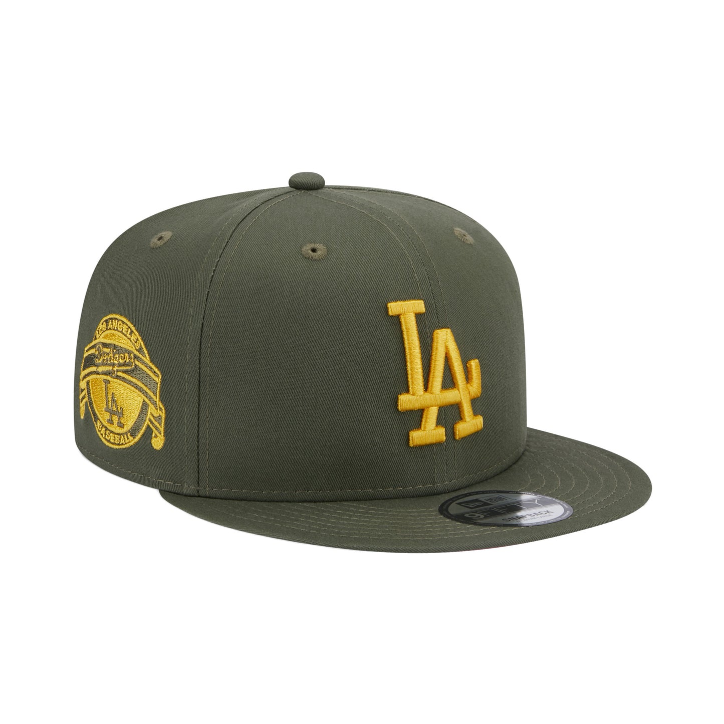 Los Angeles Dodgers Jf Custom New Era Snapback Cap Olive
