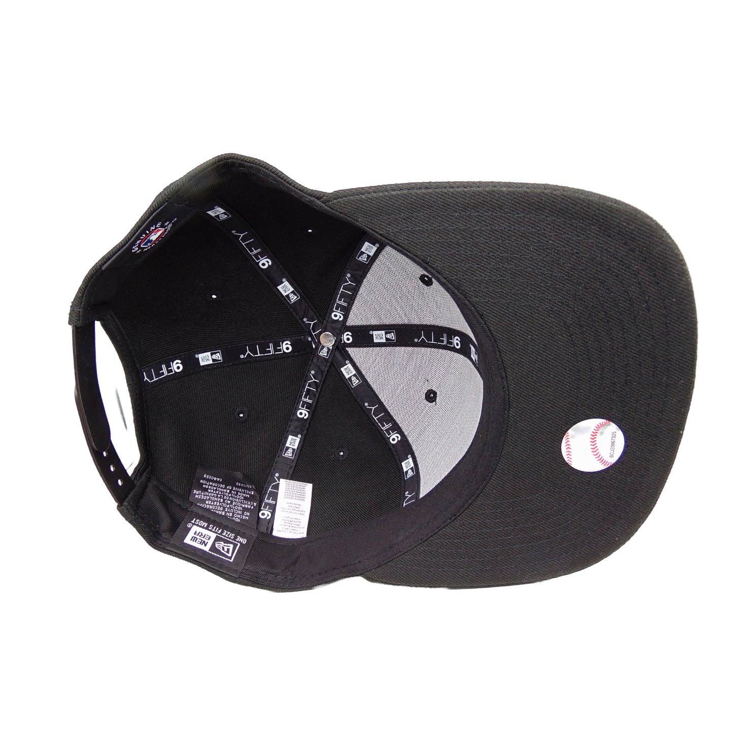New York Yankees Custom New Era Snapback Cap Basic Black