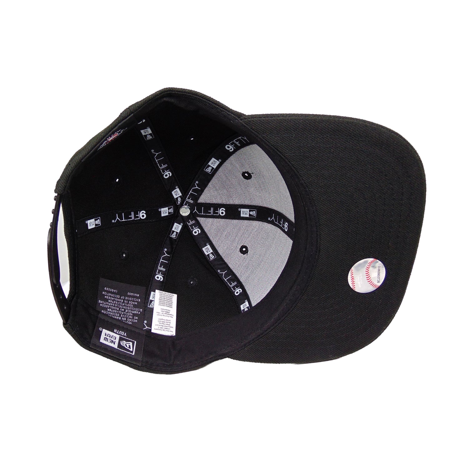 Los Angeles Dodgers 9FIFTY YOUTH New Era Snap Back Blackout