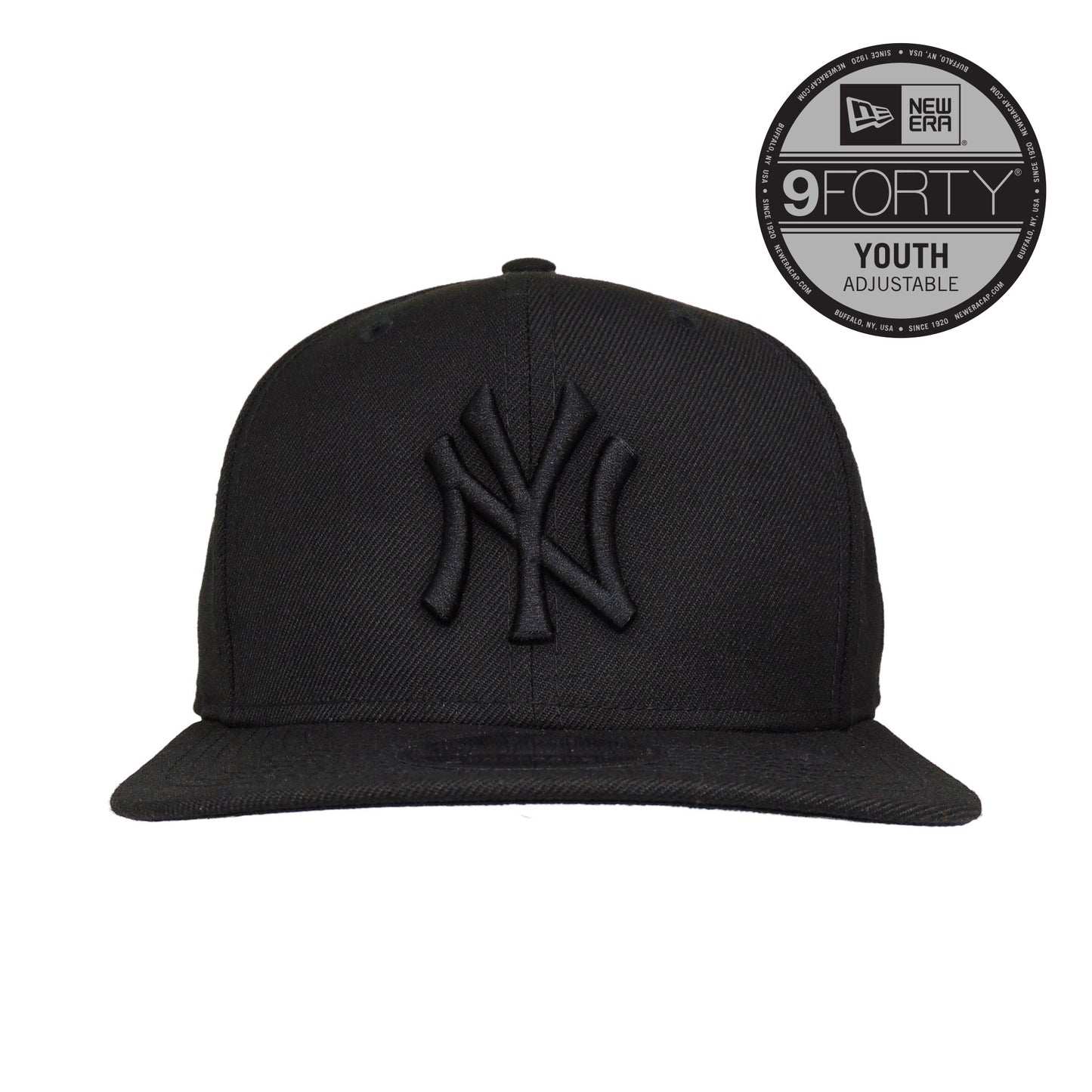 New York Yankees 9FIFTY YOUTH New Era Snap Back Blackout