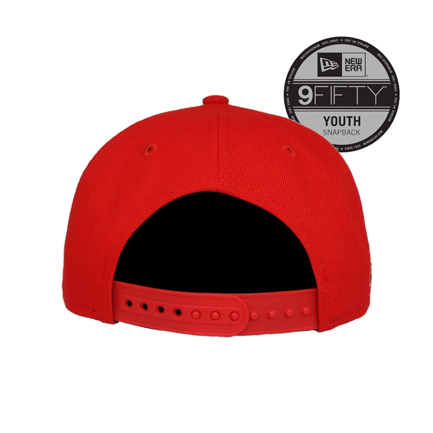 Chicago Bulls Custom YOUTH New Era Snapback Cap Red