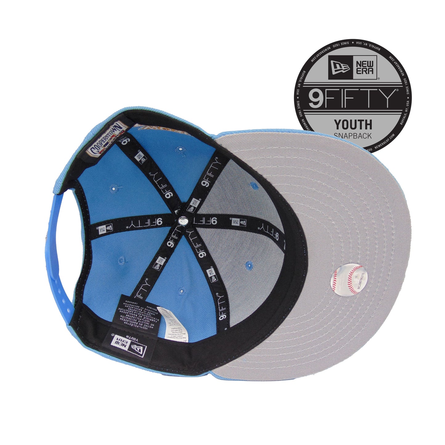 YOUTH New York Yankees 9FIFTY New Era Cap WS2009 Sky