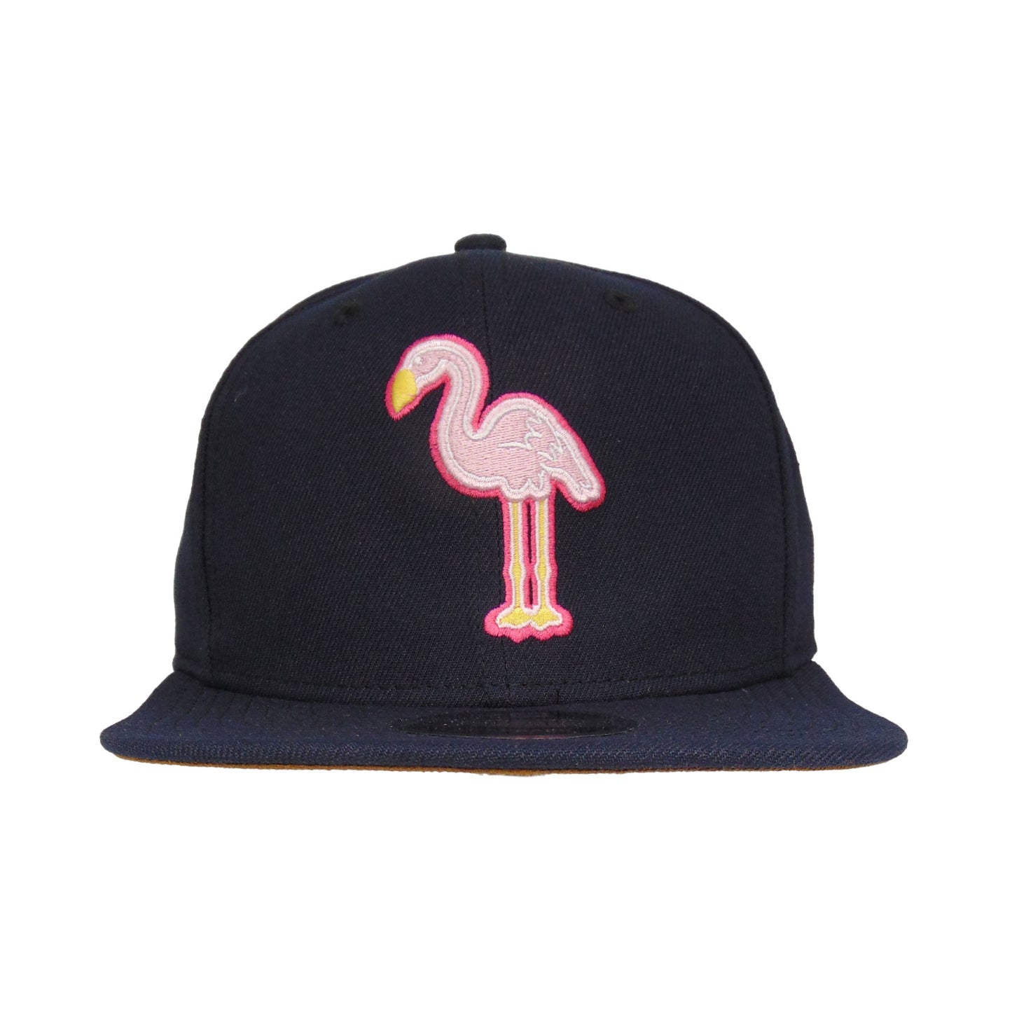Miami Beach Flamingos Jf Custom 9FIFTy New Era Cap Navy
