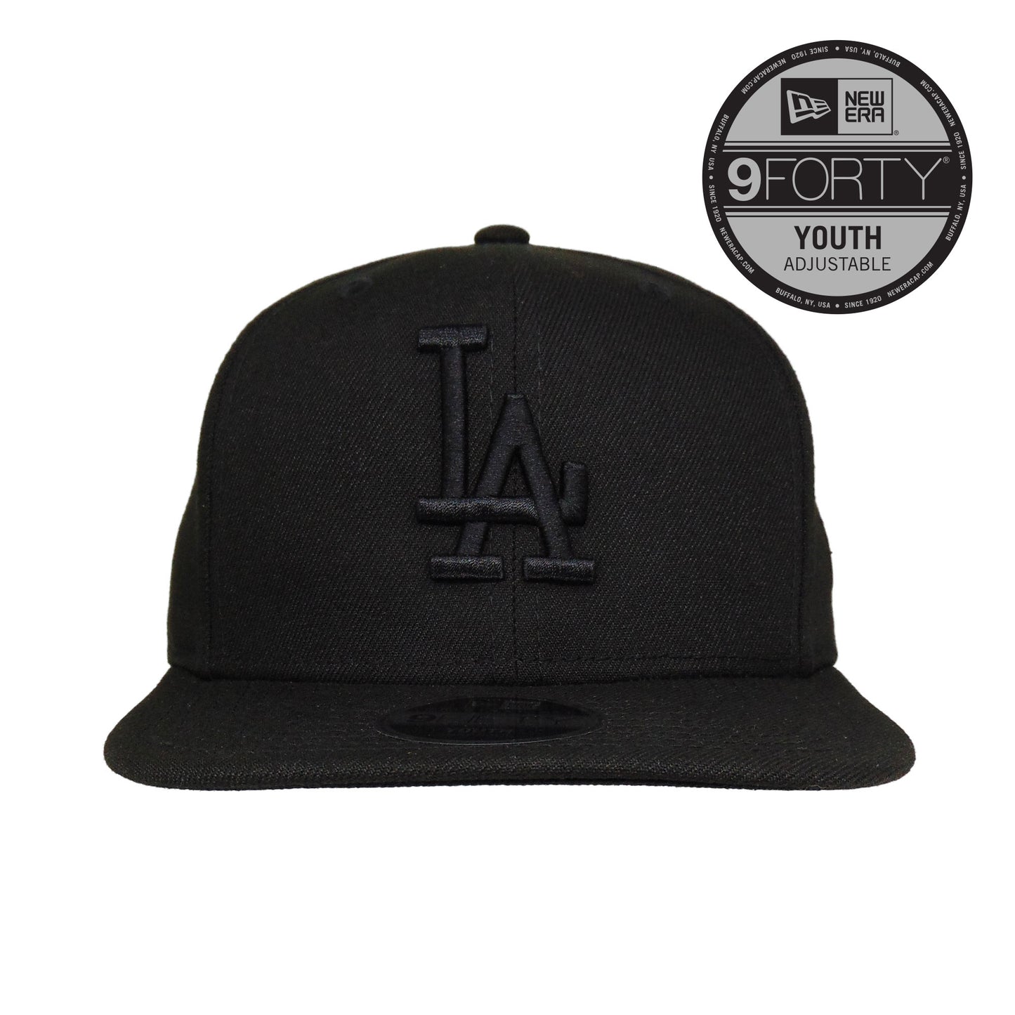 KIDS Los Angeles Dodgers 9FIFTY New Era Snap Back Blackout
