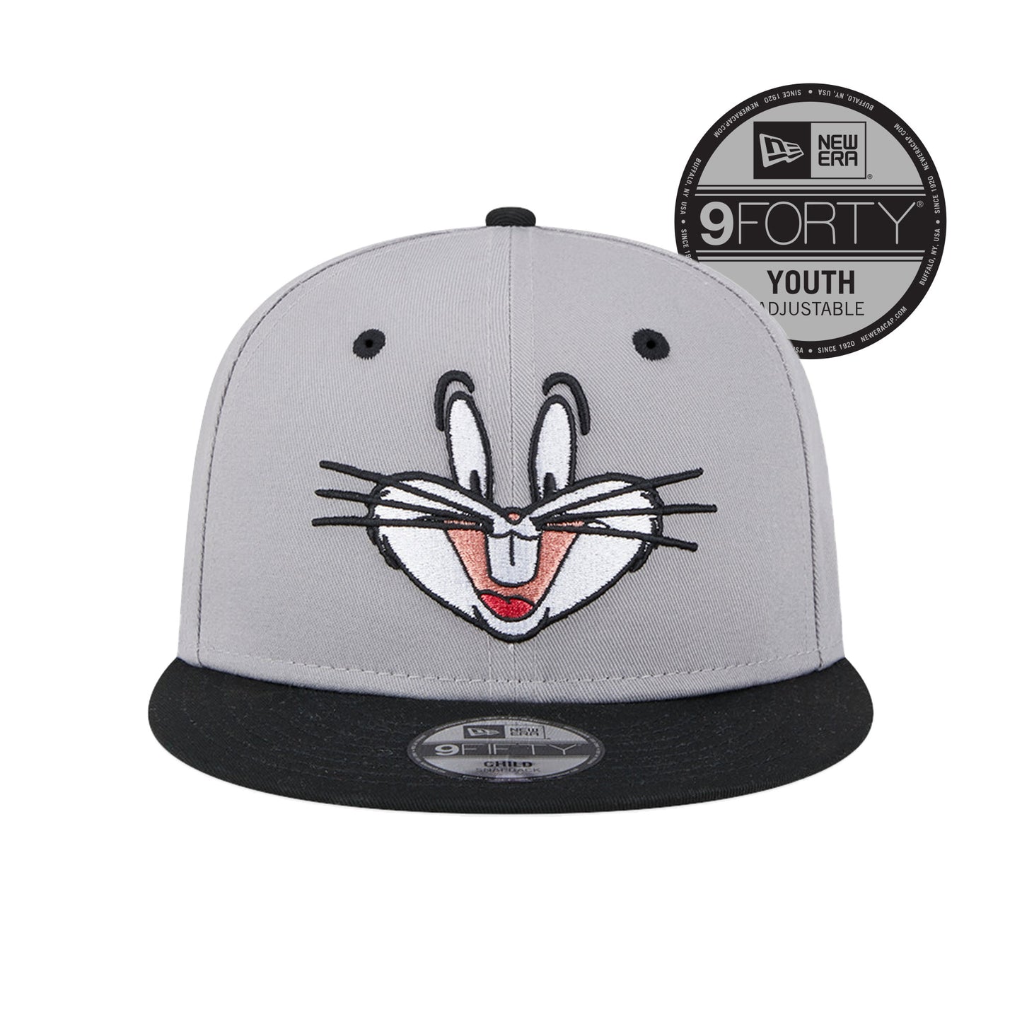 BUGS BUNNY New Era 9Fifty YOUTH Snap back Cap grey