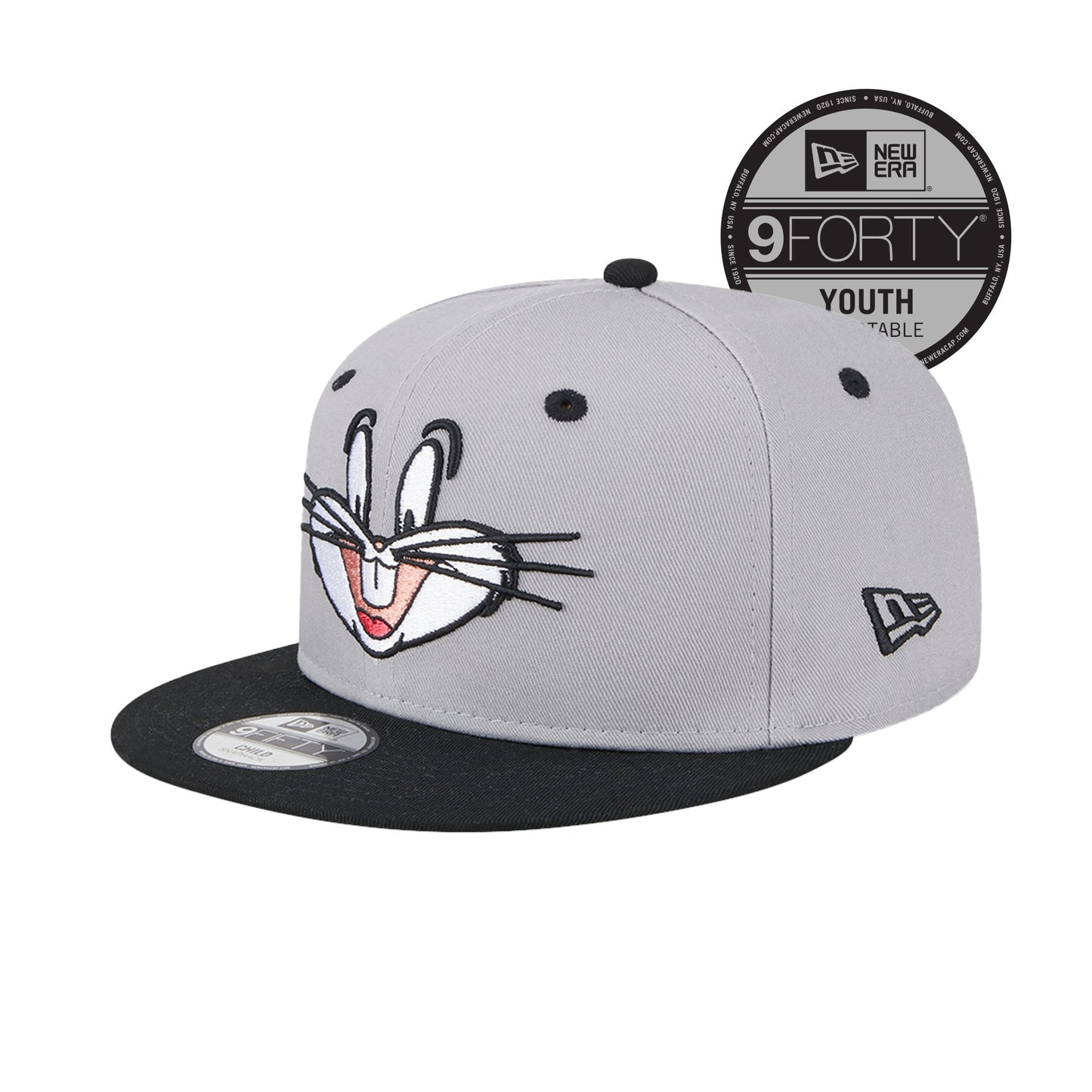 BUGS BUNNY New Era 9Fifty YOUTH Snap back Cap grey