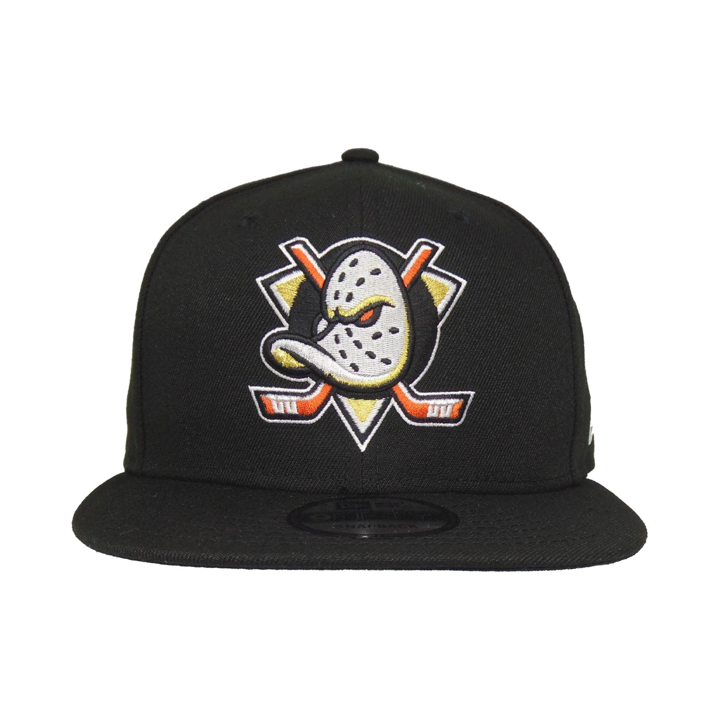 Anaheim Ducks Custom New Era 9FIFTY Snapback Cap Black