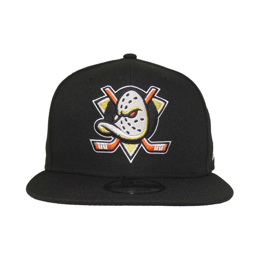 Anaheim Ducks Custom New Era 9FIFTY Snapback Cap Black