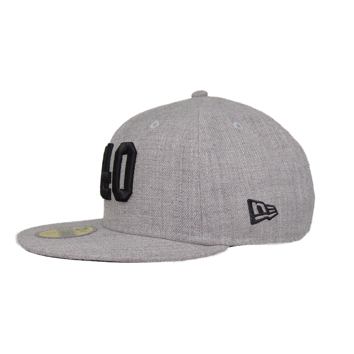 JustFitteds 040 New Era 59FIFTY Cap Heather Grey