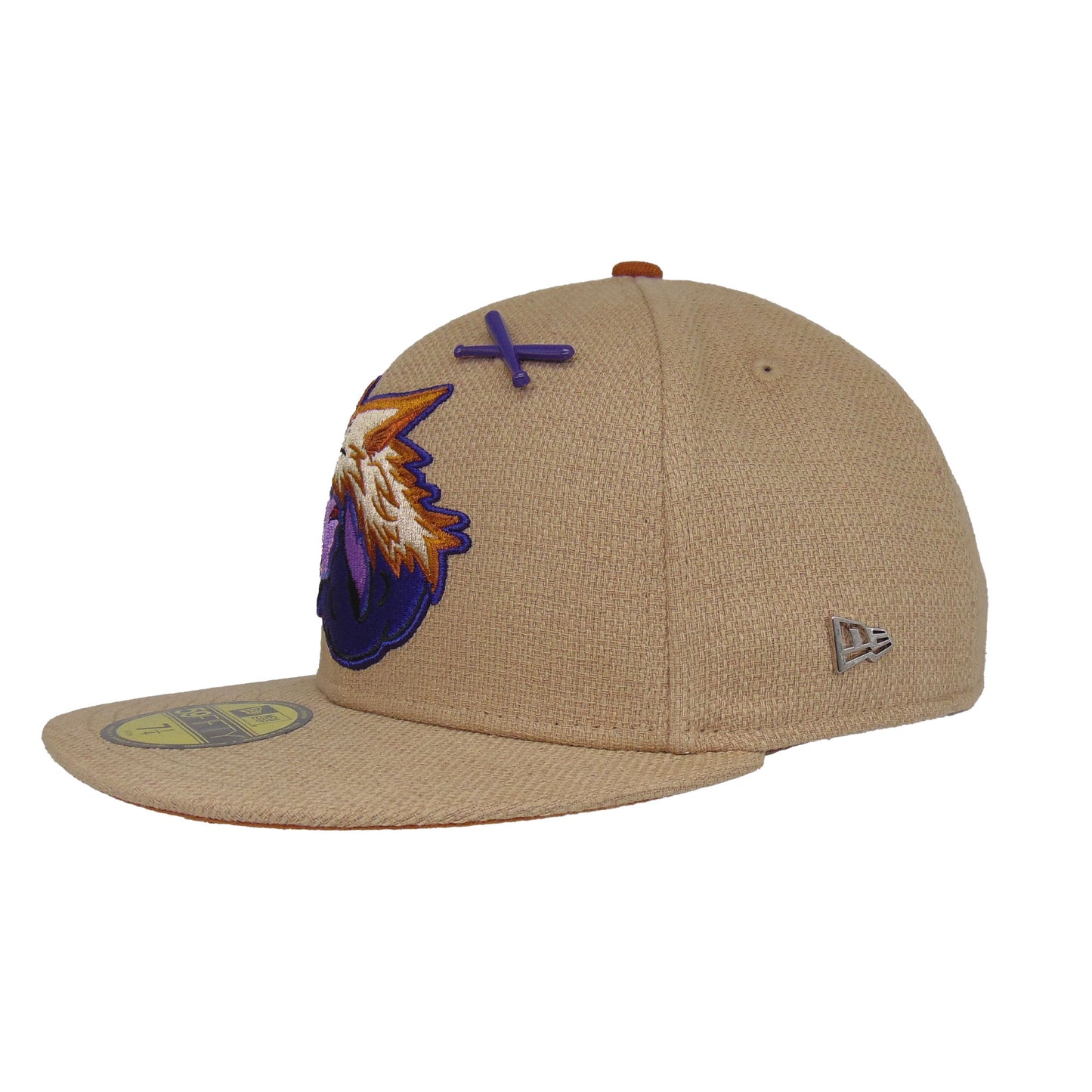 JustFitteds False Flag Black Sheep 59FIFTY Cap FLAX