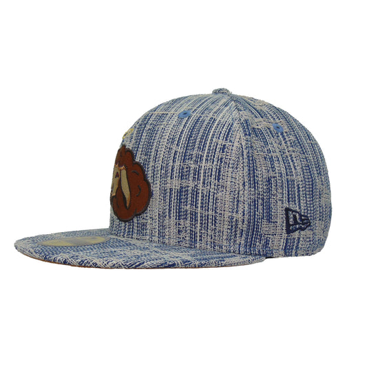 JustFitteds Black Sheep 59FIFTY New Era Cap Distressed Denim light blue Side View