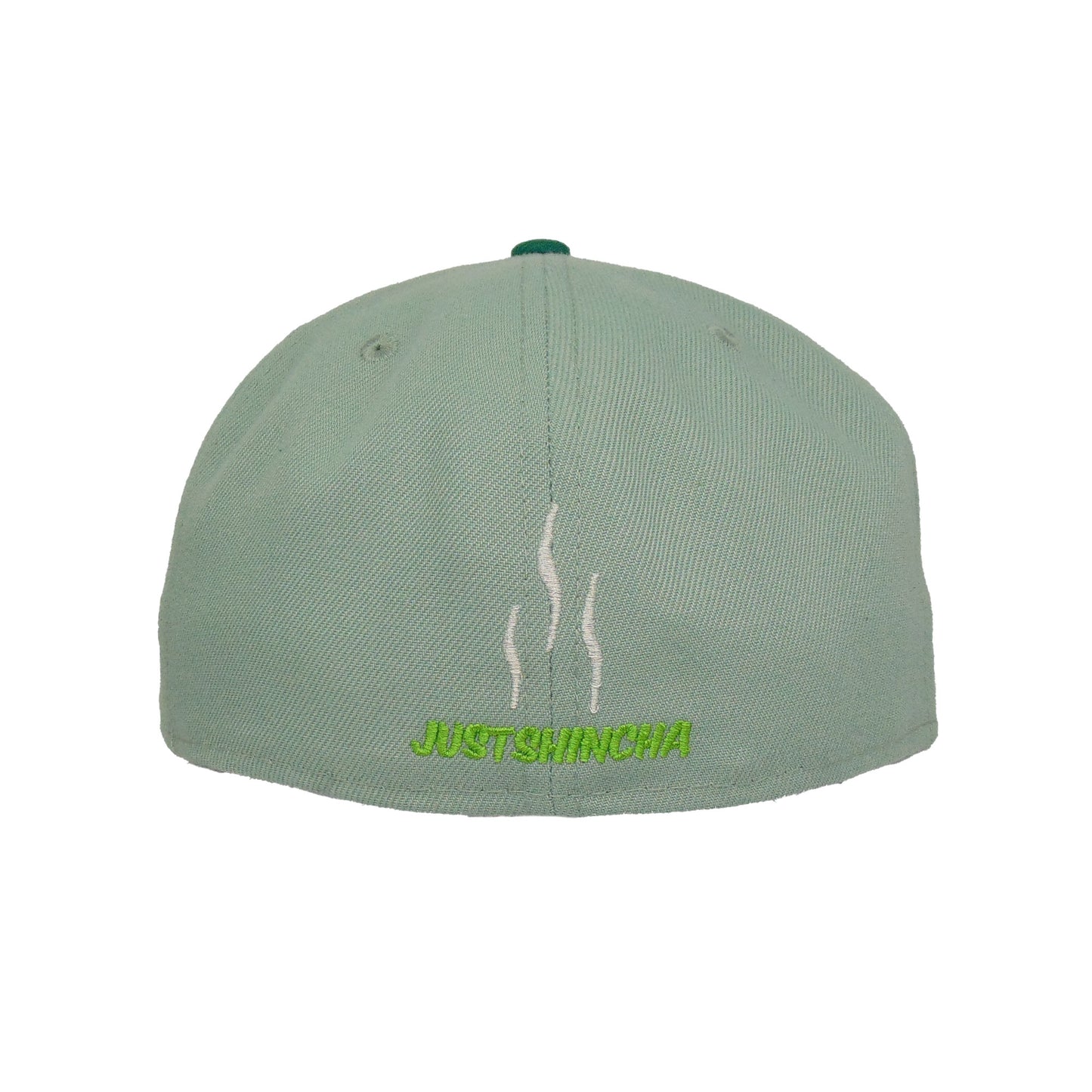 JustFitteds Crossed Bats Logo New Era 59FIFTY Green Tea