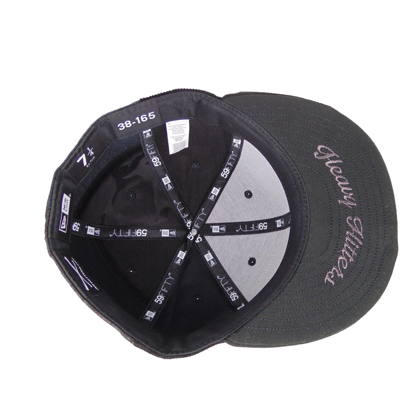 JustFitteds Crossed Bats Logo New Era 59FIFTY Patchwork Black