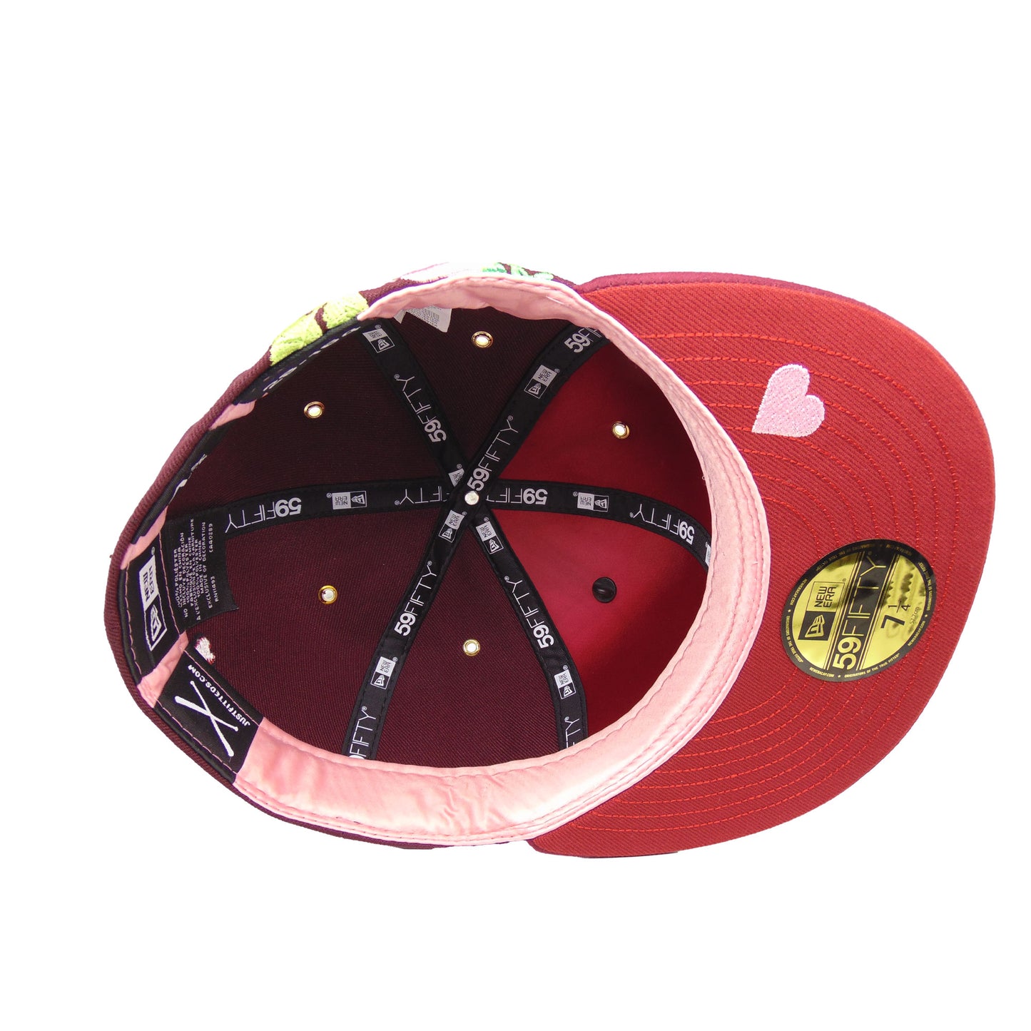 JustFitteds Crossed Bats Logo New Era 59FIFTY Cap VALENTINE 2026