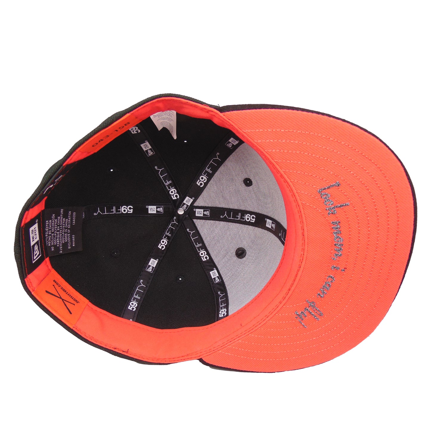 JustFitteds Crossed Bats Logo New Era 59FIFTY Cap Look Mom!