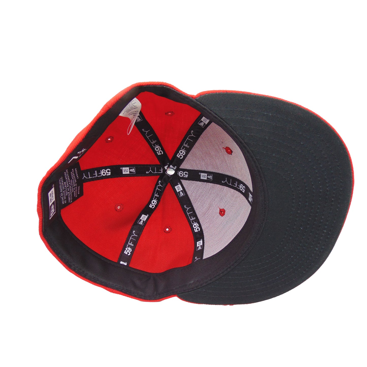 JustFitteds Crossed Bats 59FIFTY New Era Cap Scarlet Wool