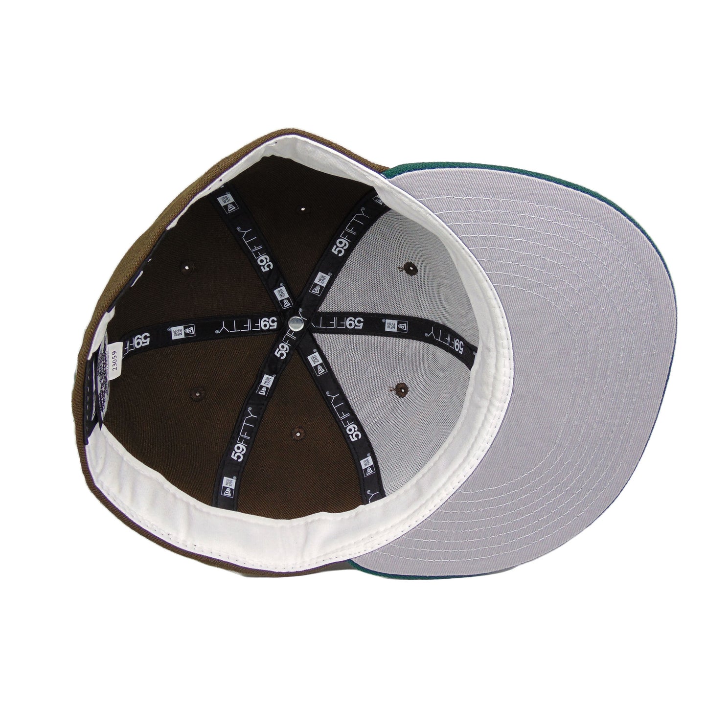 JustFitteds Crossed Bats KIDS New Era 59FIFTY Cap Walnut Copper