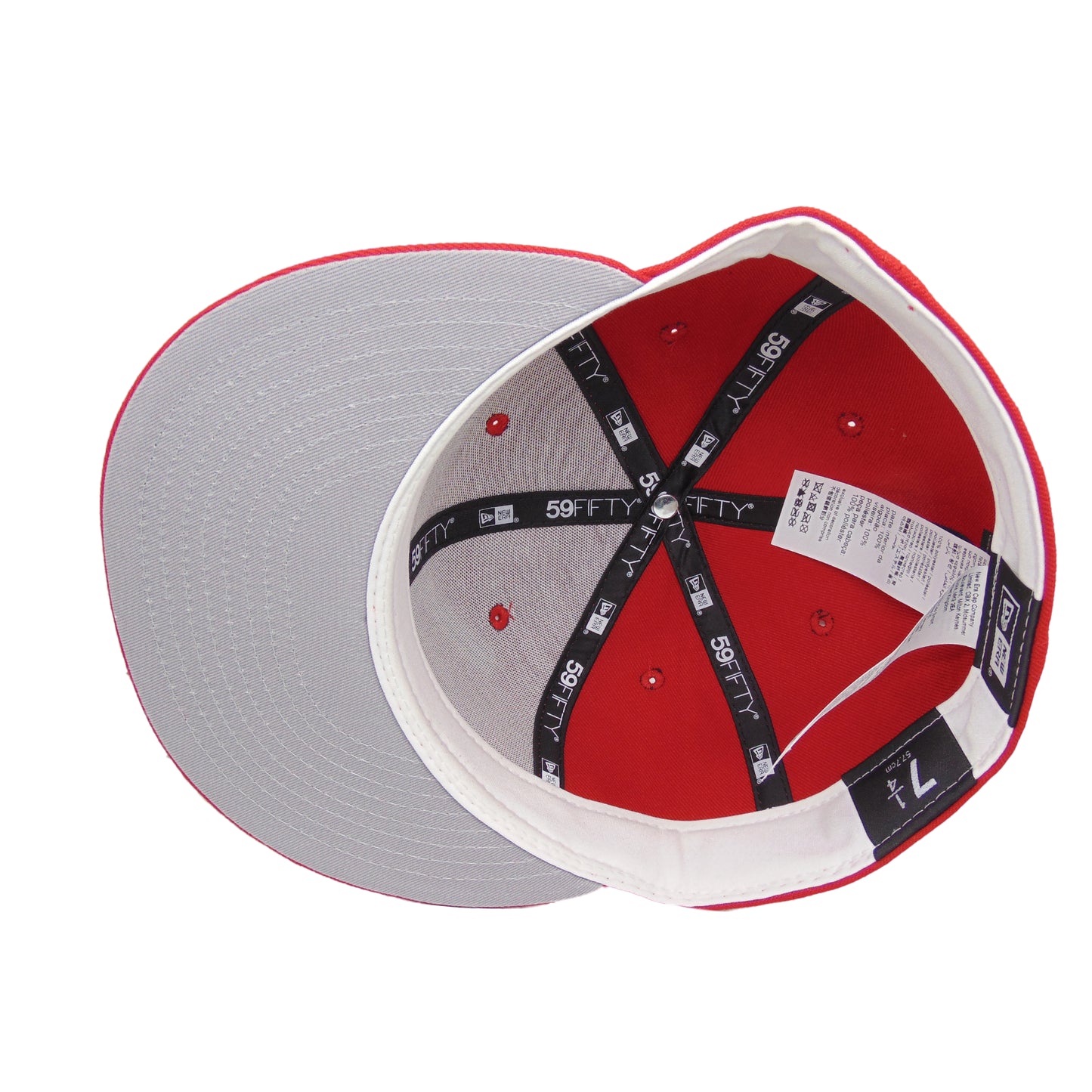JustFitteds Crossed Bats Logo New Era 59FIFTY Nookie Red