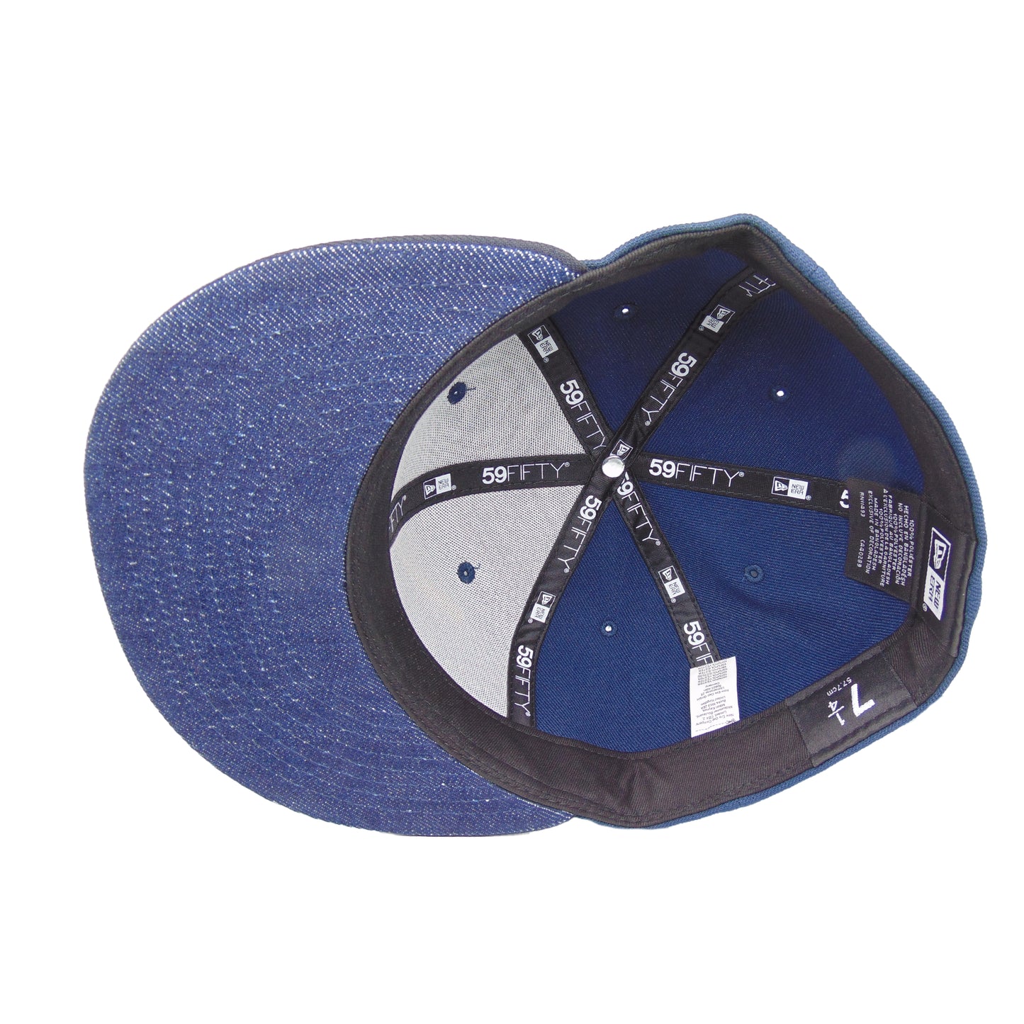 JustFitteds Crossed Bats Logo New Era 59FIFTY Oceanside Gold