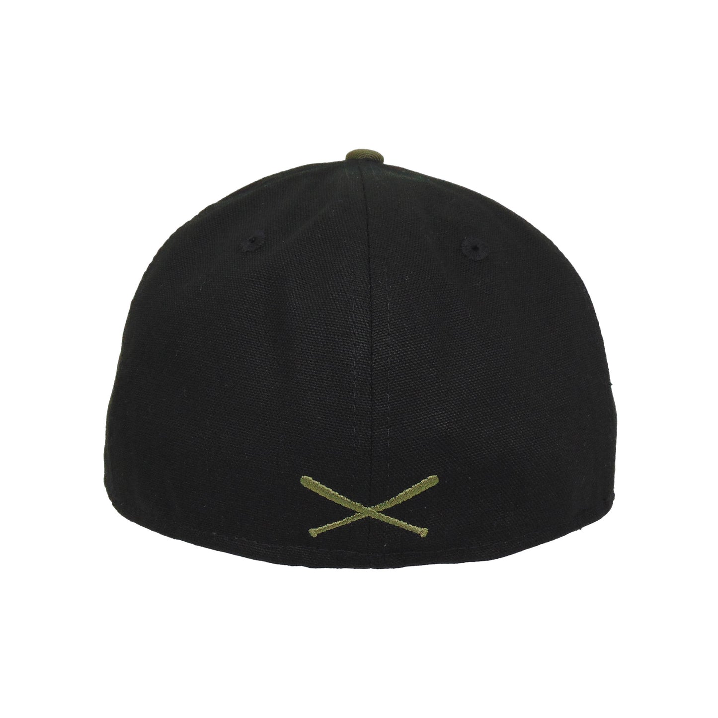 JustFitteds Crossed Bats Logo New Era 59FIFTY Black Canvas