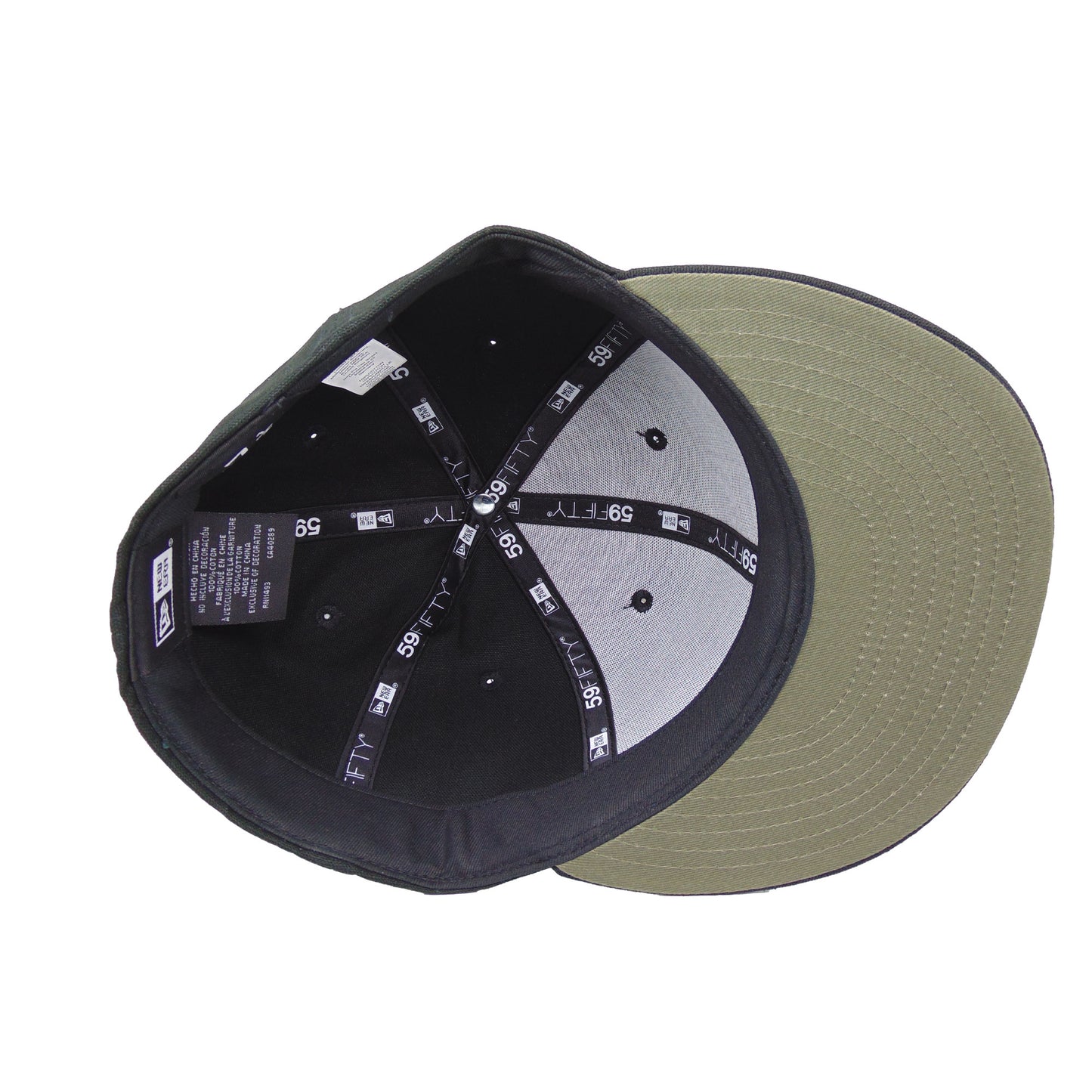 JustFitteds Crossed Bats Logo New Era 59FIFTY Black Canvas
