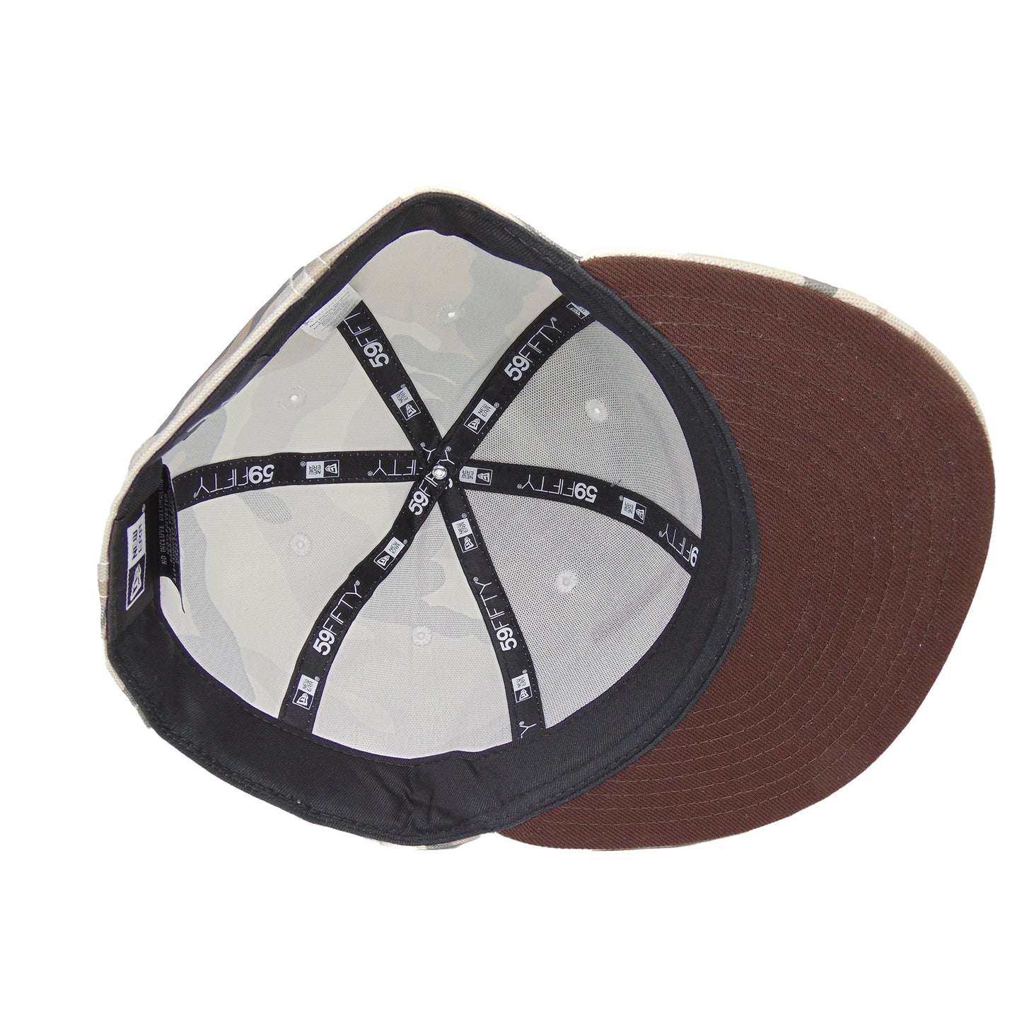 JustFitteds Crossed Bats 59FIFTY New Era Cap Chrome Camo