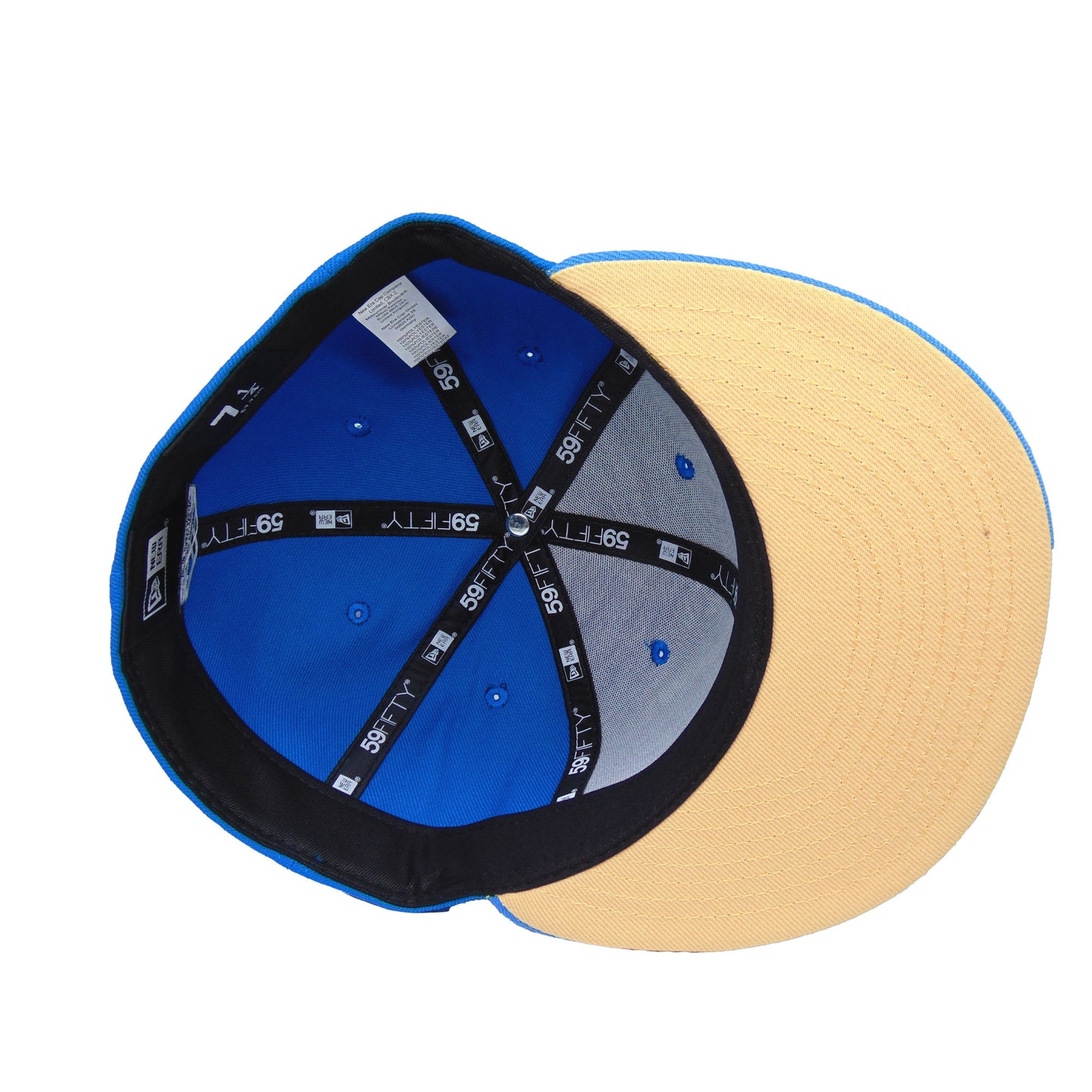 JustFitteds Crossed Bats 59FIFTY New Era Cap Triple Blue