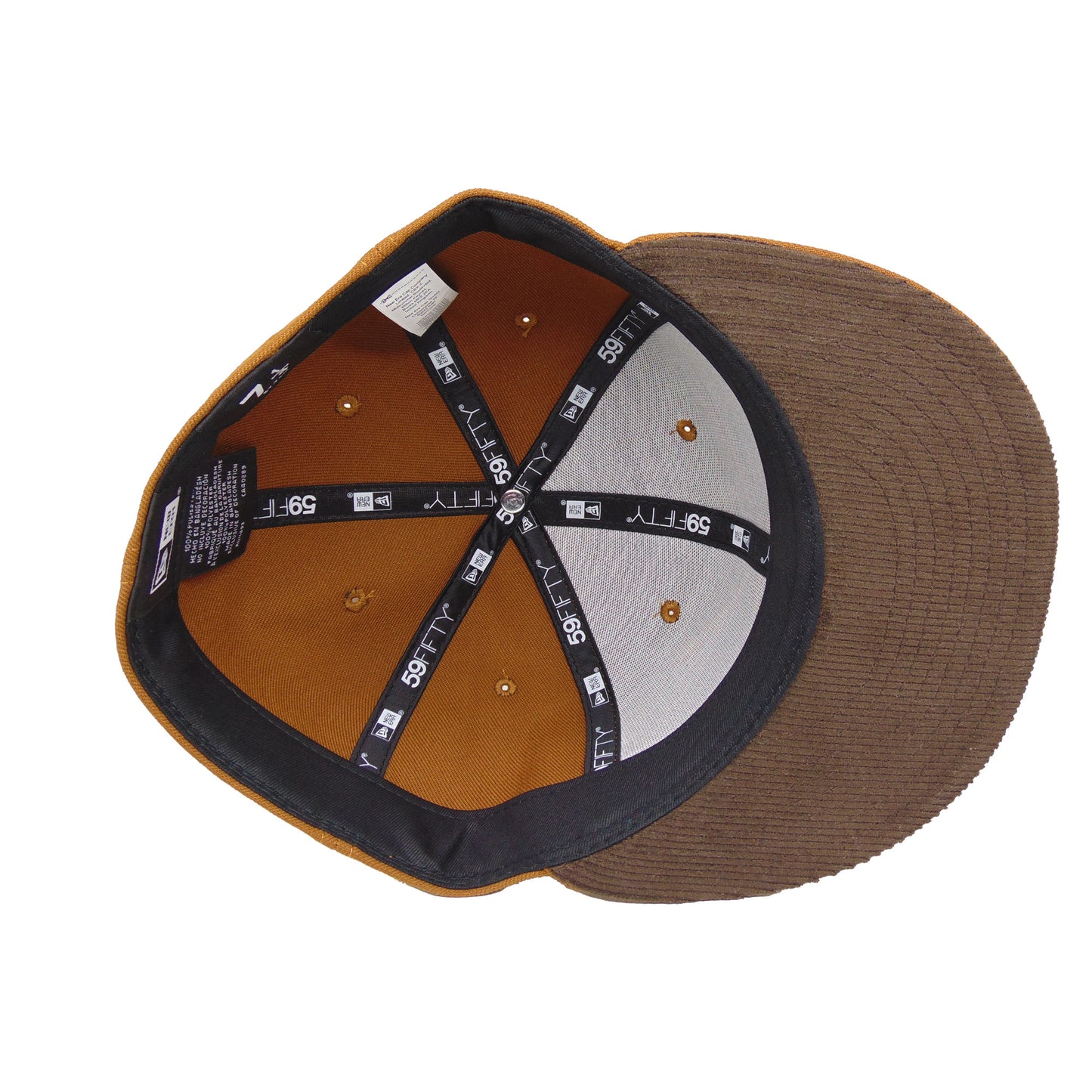 JustFitteds Crossed Bats Logo New Era 59FIFTY Peanut